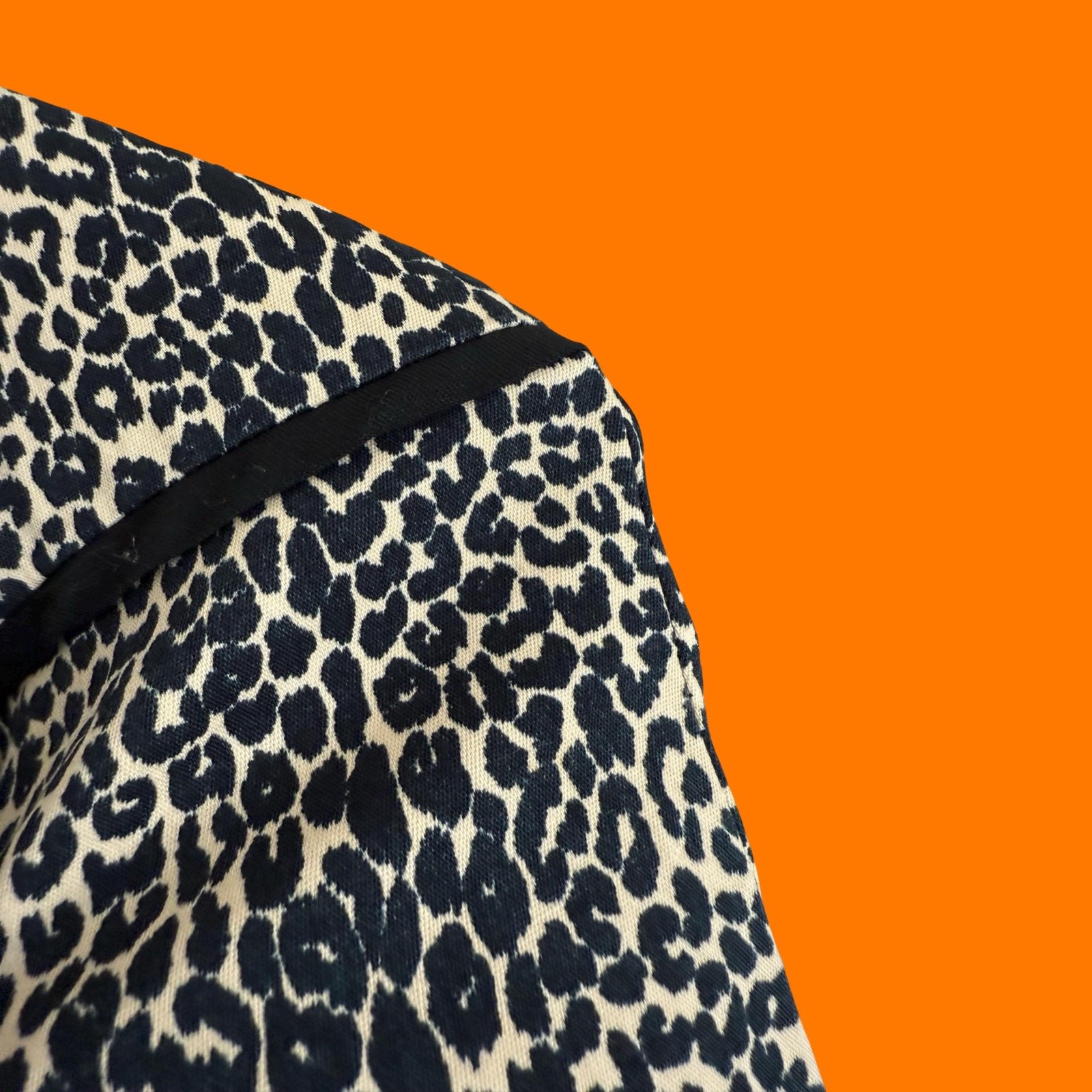 90&rsquo;s vintage leopard print bodycon mini dress Size 10 california concepts
