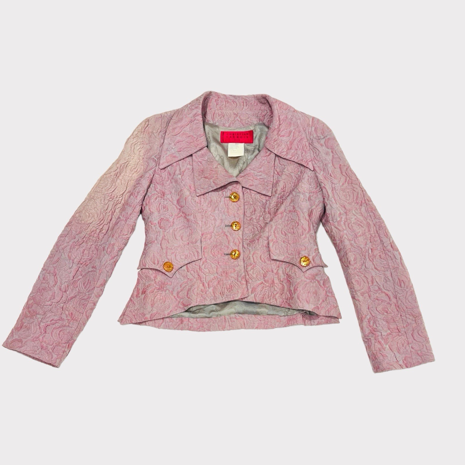Christian LaCroix Textured Skirt Suit Set Vintage Women&rsquo;s Jacket and Skirt