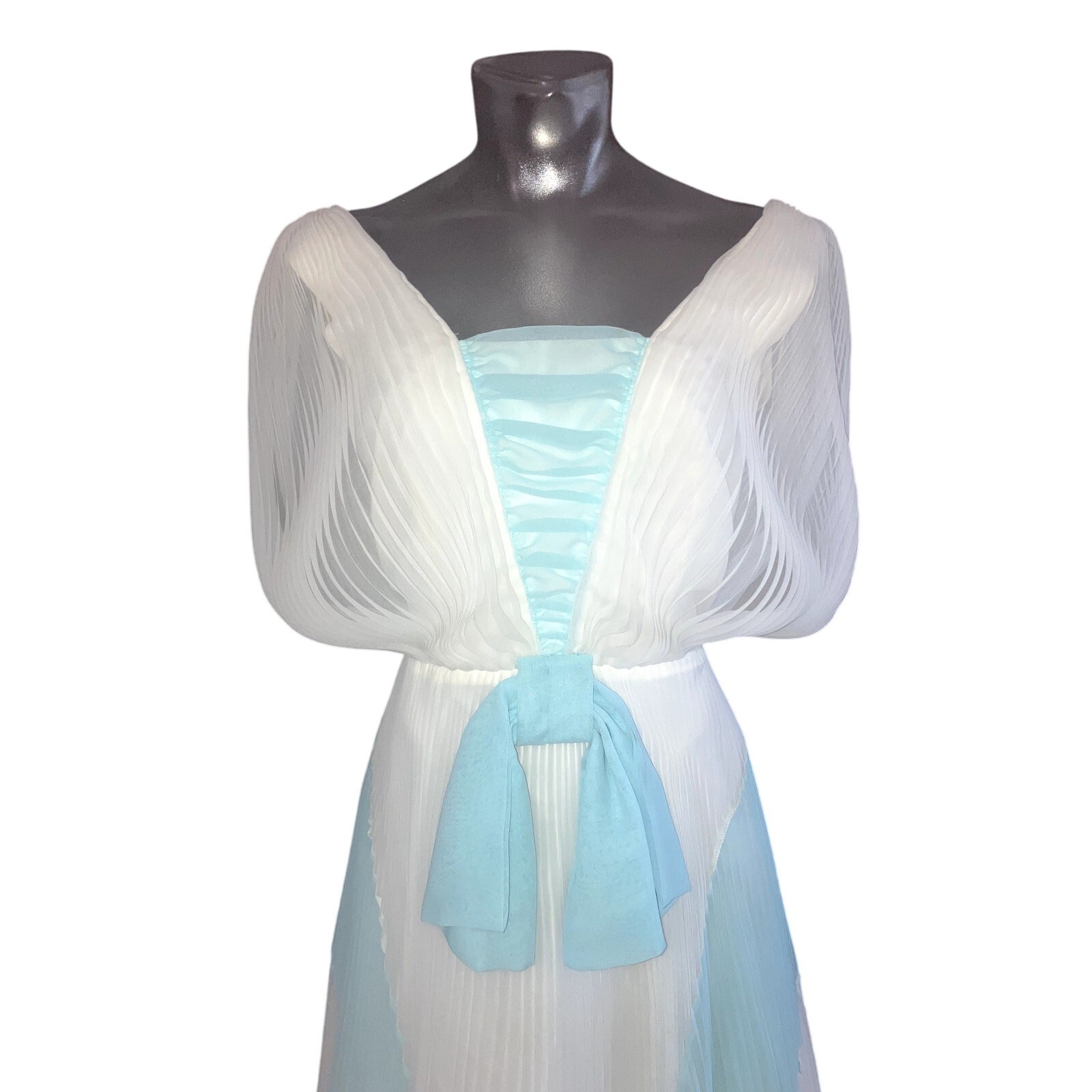 VINTAGE 50s-60s Lilli Diamond of California Gown Dress Small S REGENCY FAIRY