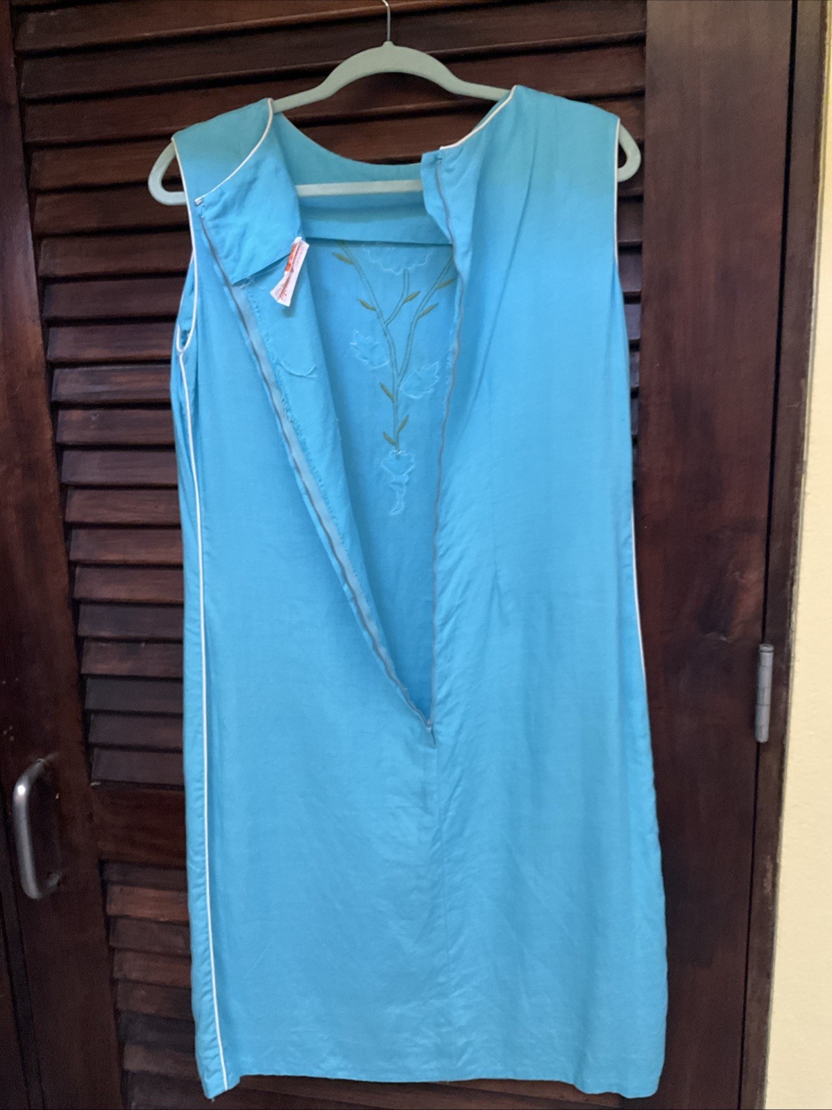 Aqua Blue Vintage House Of Lords Original New York Dress