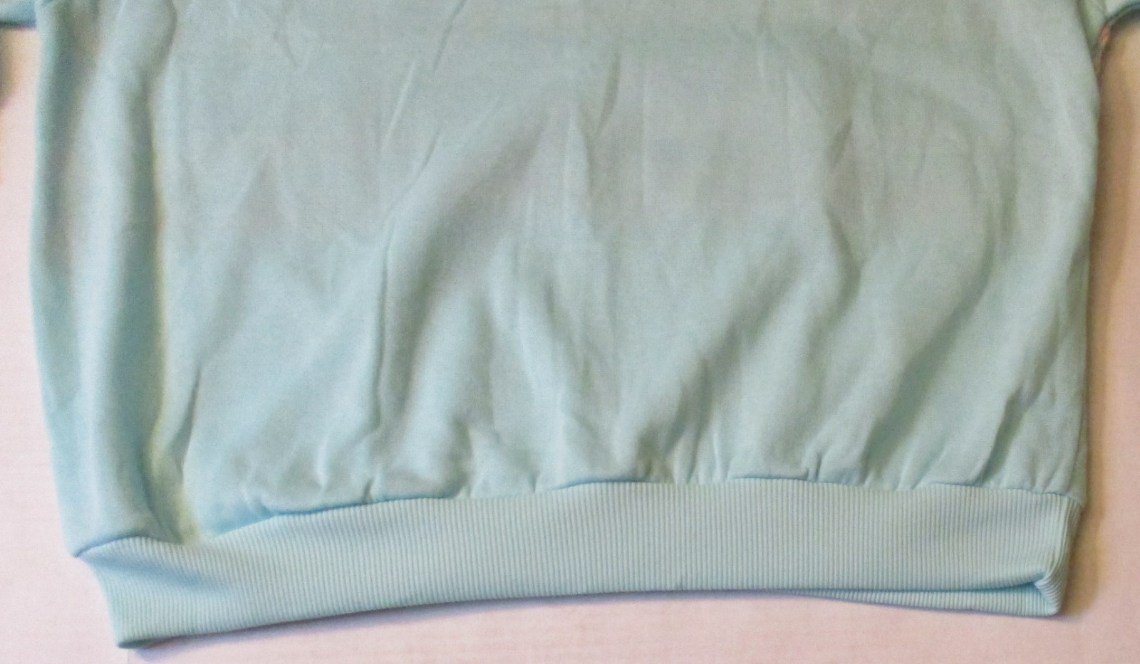Center Aisle Plus Bunny Rabbit Sweater 44/24W Vintage 1980&rsquo;s Women&rsquo;s Blue Pink