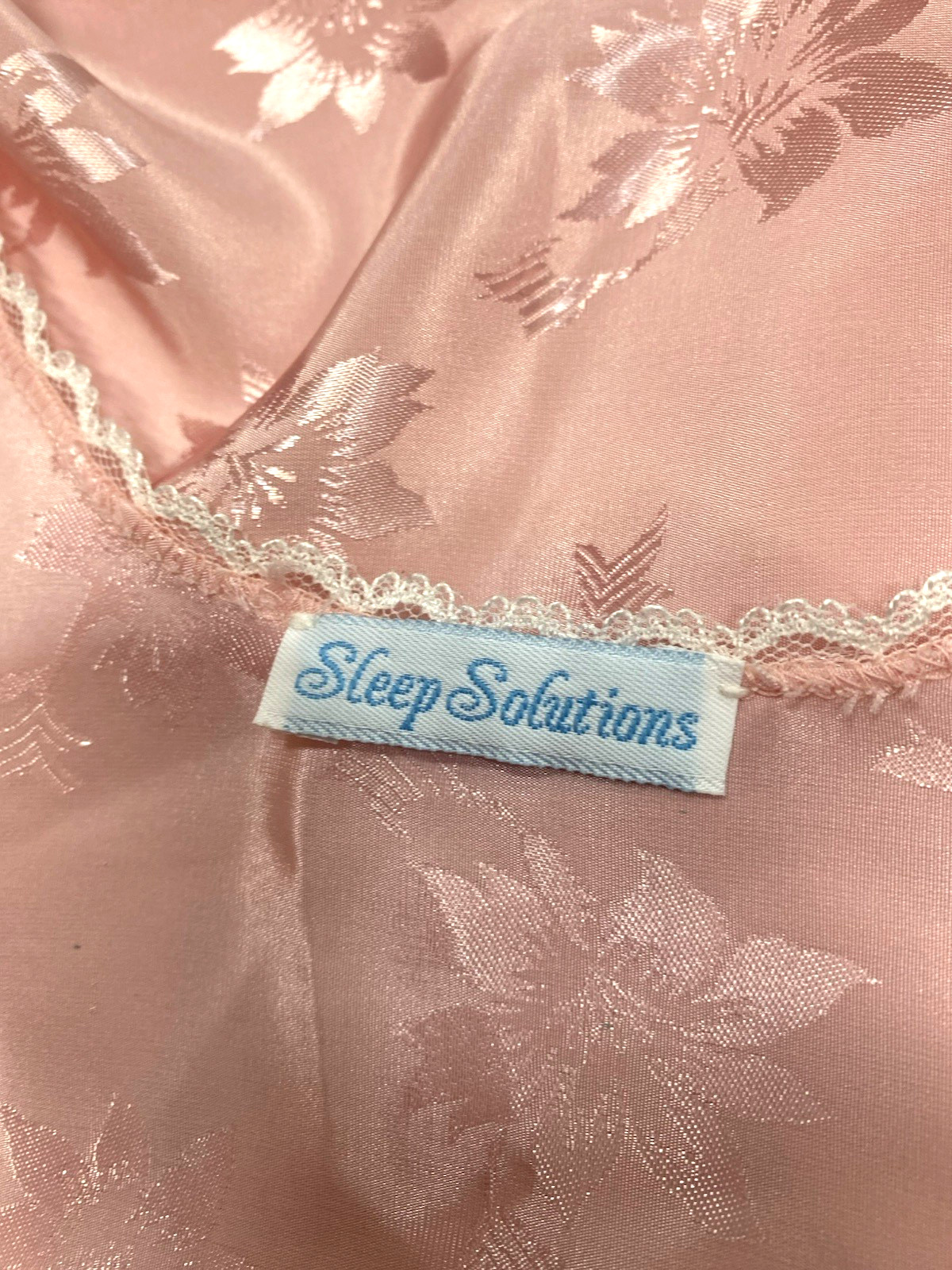 Vintage Camisole & Short Set SIZE SMALL pink tank lace SLEEP SOLUTIONS 90s Y2K