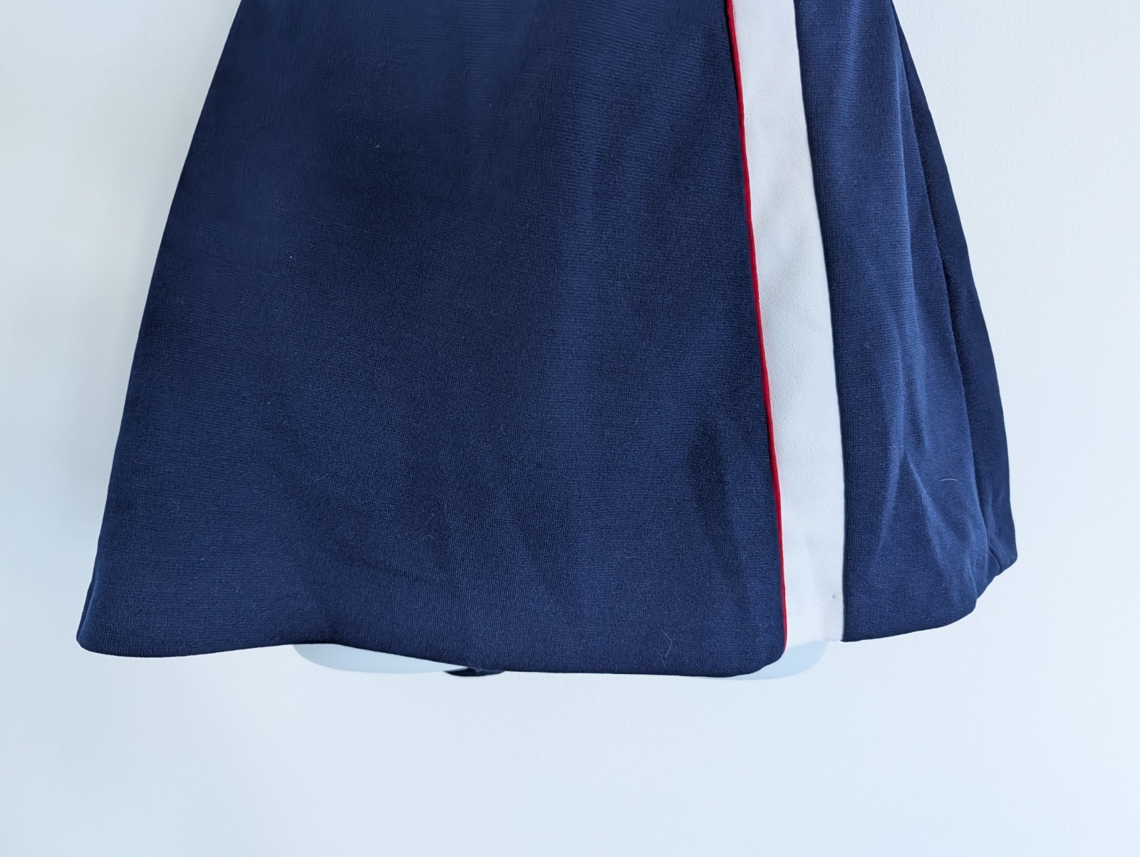Vintage 1970s Robby Len Fashions One Piece Swimsuit Skirted Structured Top Sz S