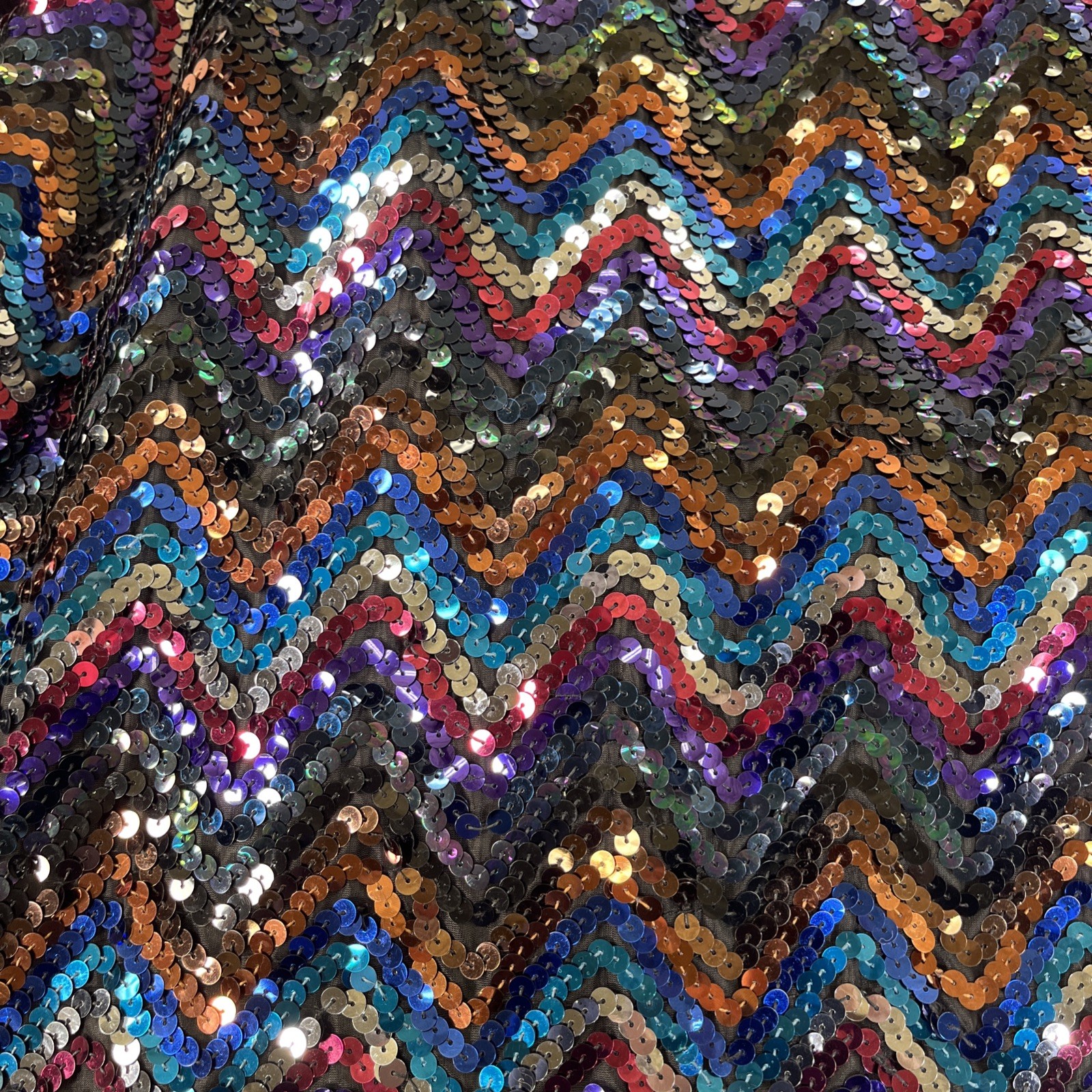 Vintage Womens Jacket Sequined Party Disco 80s Glam Dynasty No Size FS