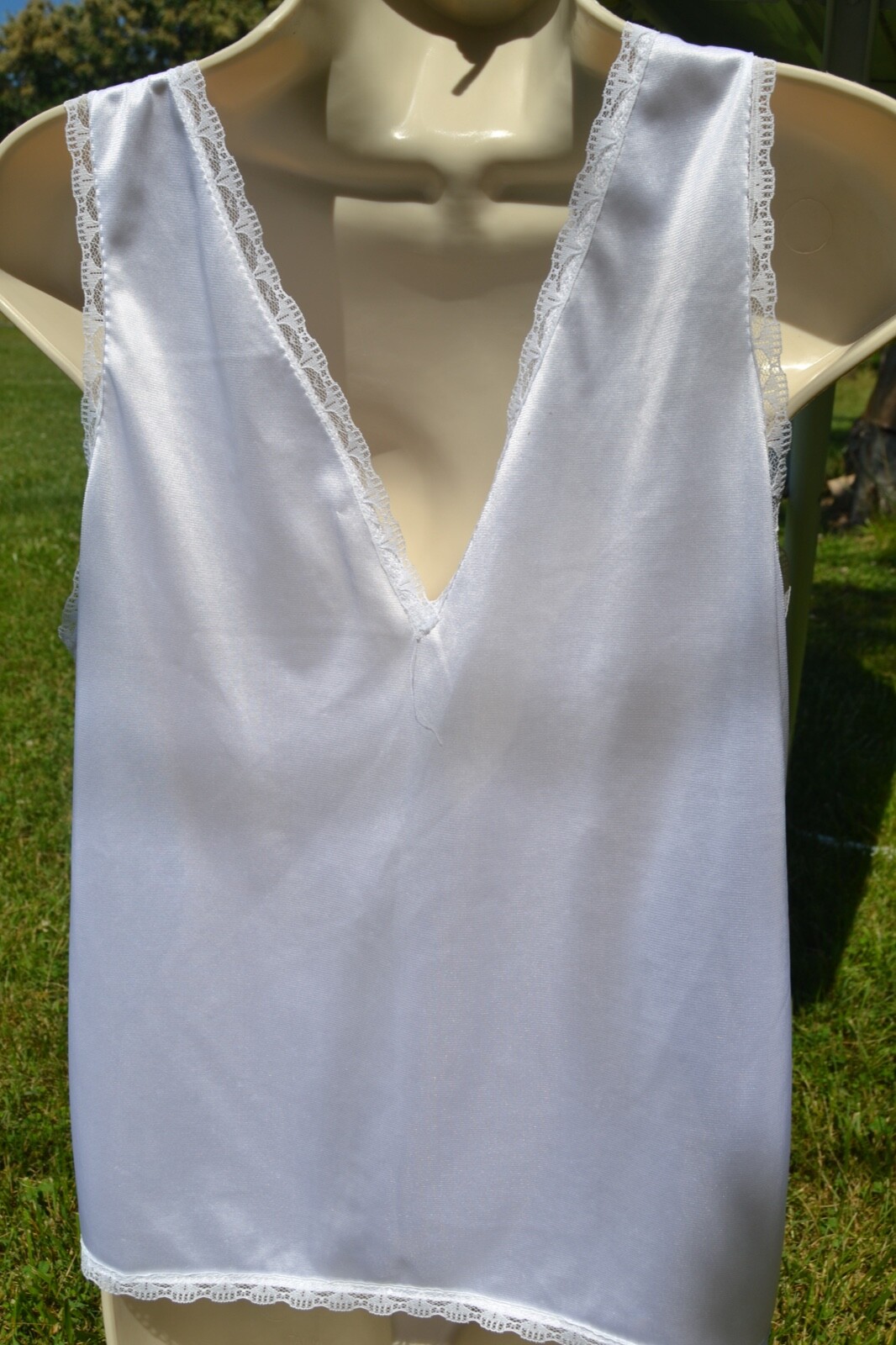 White Camisole by Melody Size Large.