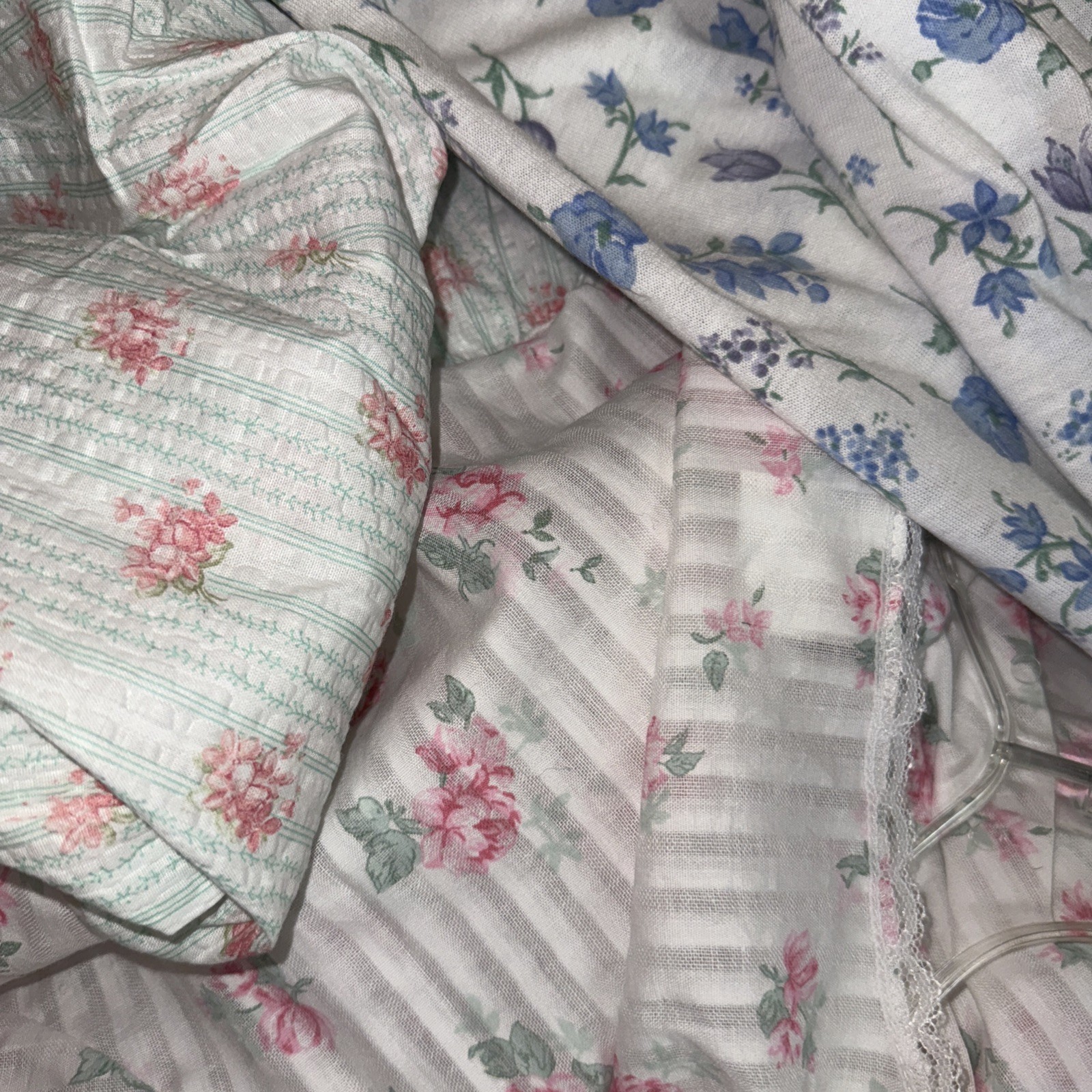Vtg Lot 3- NWT Gilligan O’Malley Willow Creek Robe Housecoat Prairie Floral XL