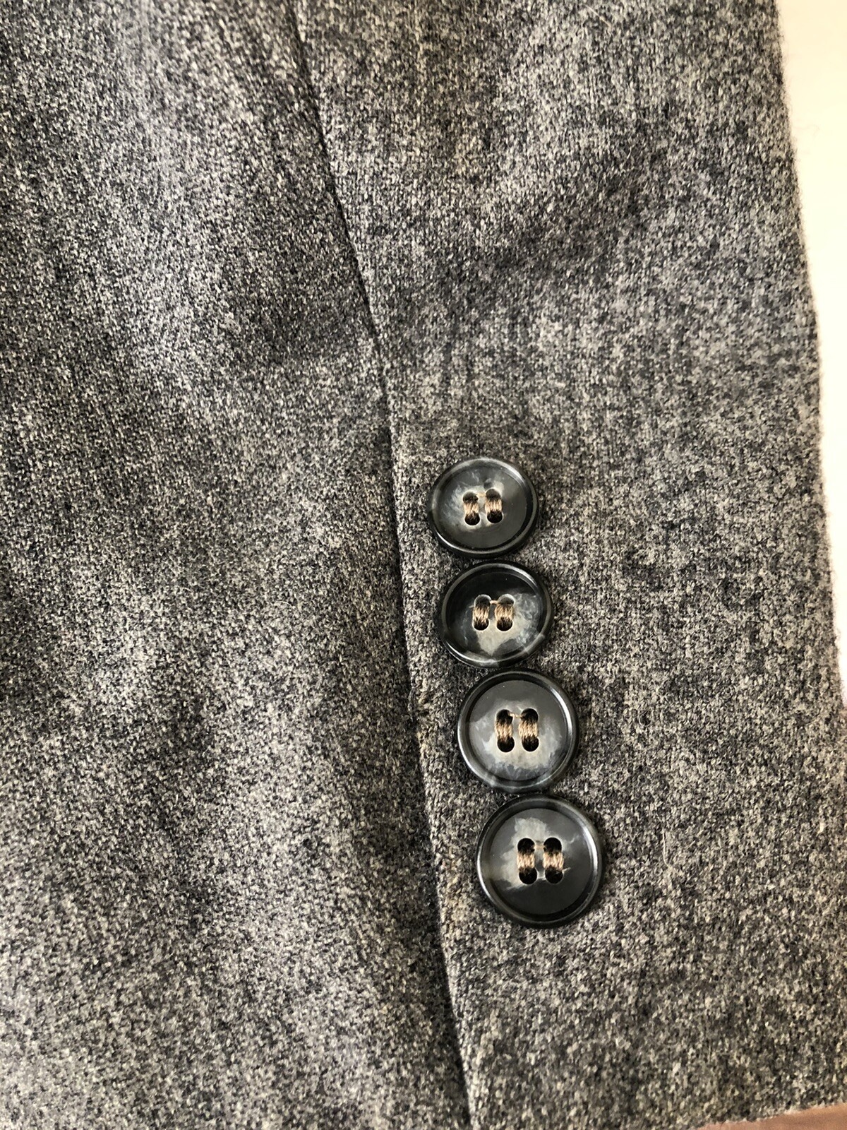 Vintage &rsquo;80s Evan Picone Classic Heathered Gray Blazer Dark Academia Preppy S/M