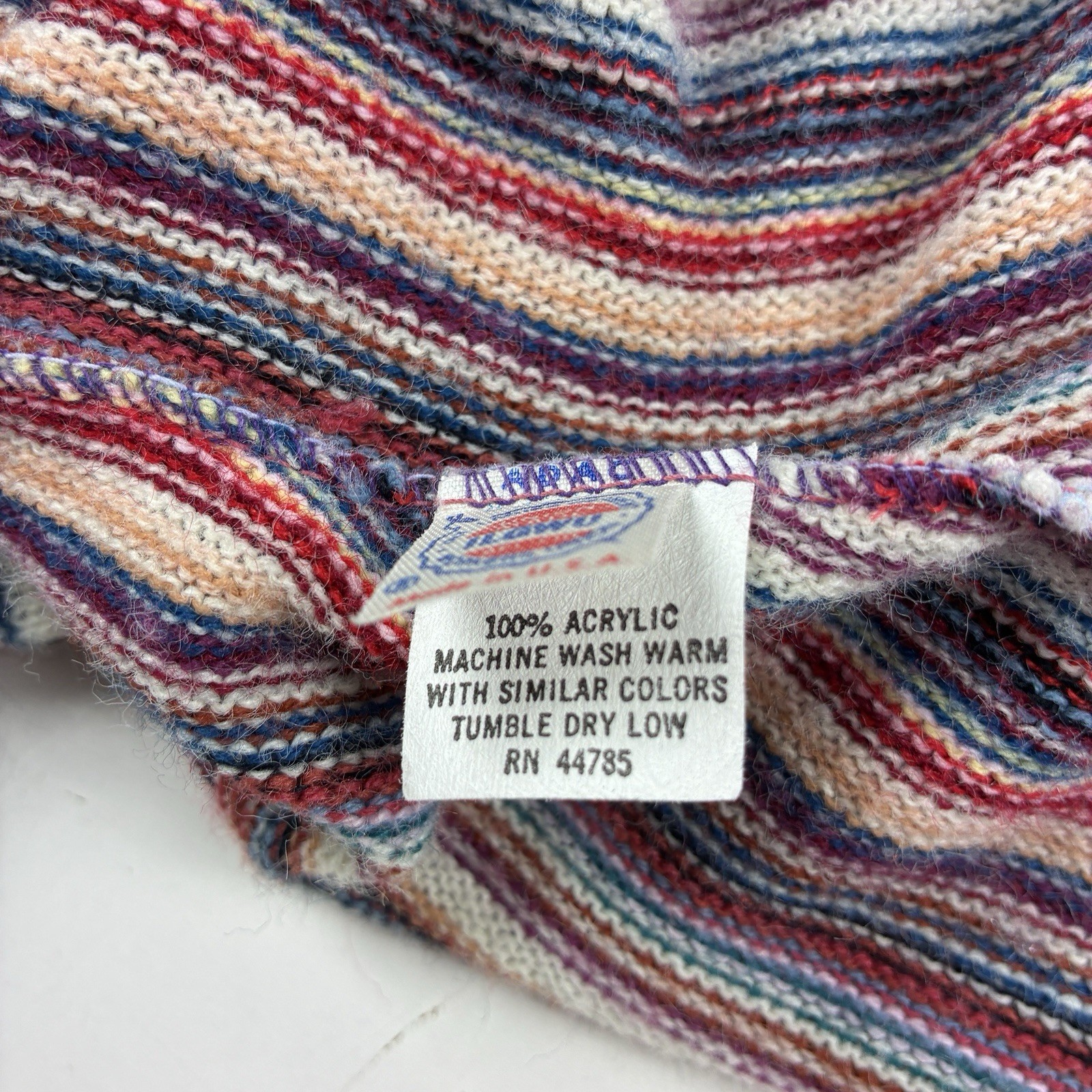 Great Times Women&rsquo;s VTG 70s Striped Turtleneck Babydoll Swing Flare Sweater