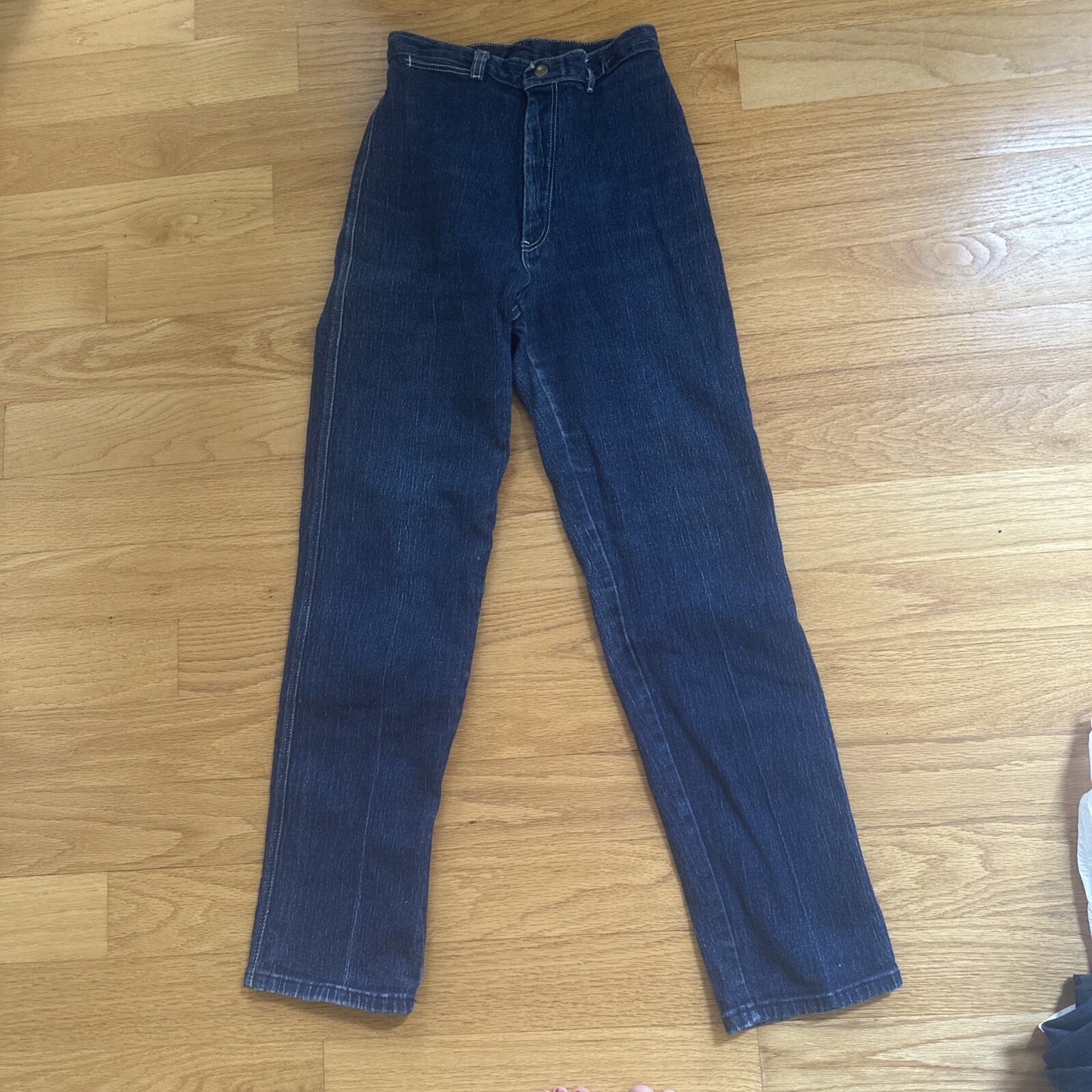 Vintage 1980&rsquo;s Pizzazz Jeans Womens SM High Waist Embroidered Stretch Paris NY