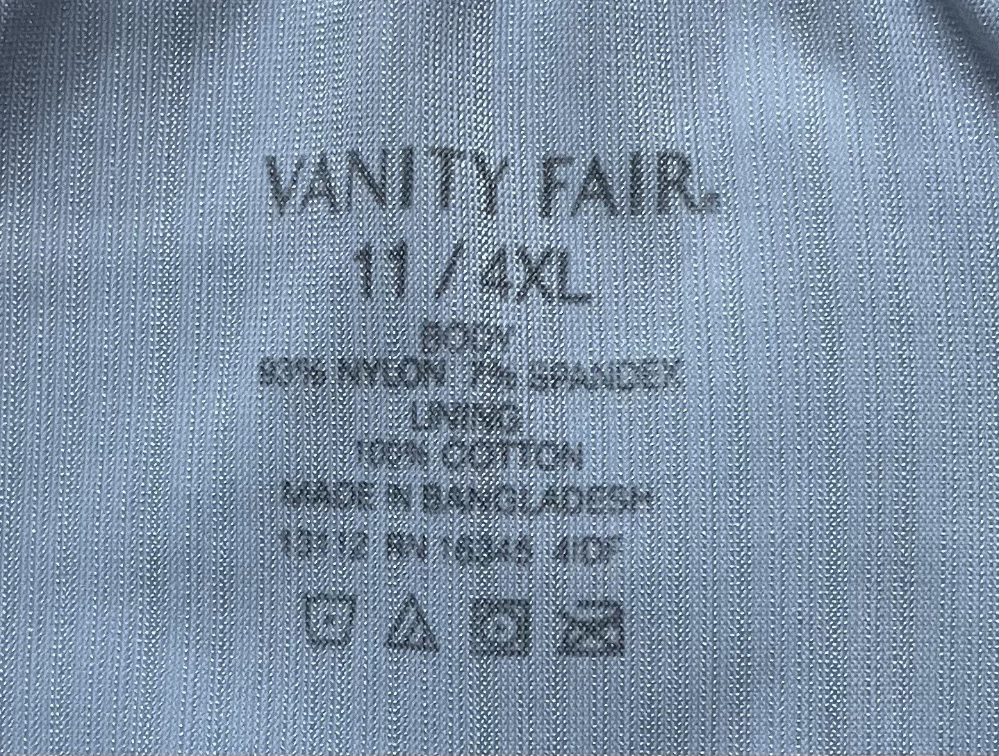 Vanity Fair Supreme Stretch Blue High Waisted Shiny Silky Panties 11/4XL NWT