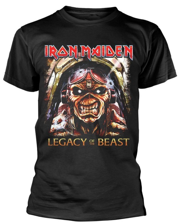 Iron Maiden &lsquo;Legacy Aces&rsquo; (Black) T-Shirt