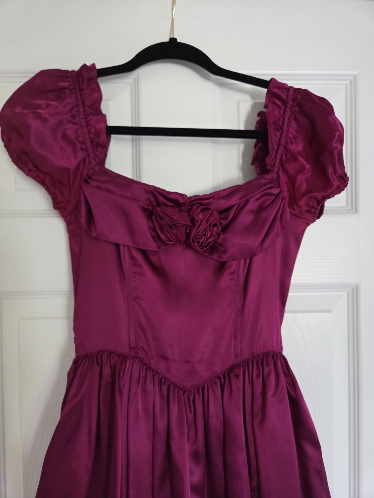 Vintage Gunne Sax Jessica McClintock Romantic Renaissance Dress Sz 5 Purple