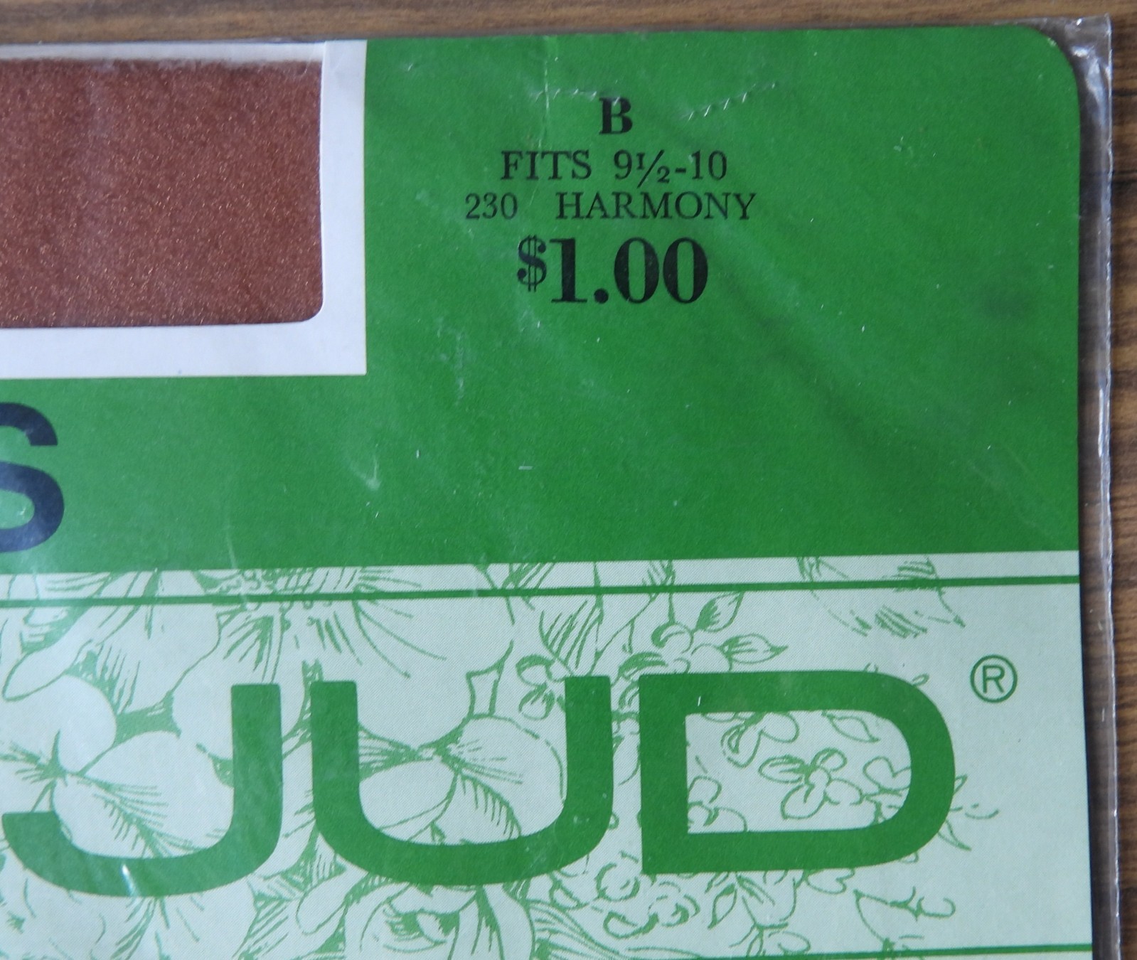 1 Pair NOS NIP Vtg Mojud Stretch Agilon Nylon Stockings Harmony Size B
