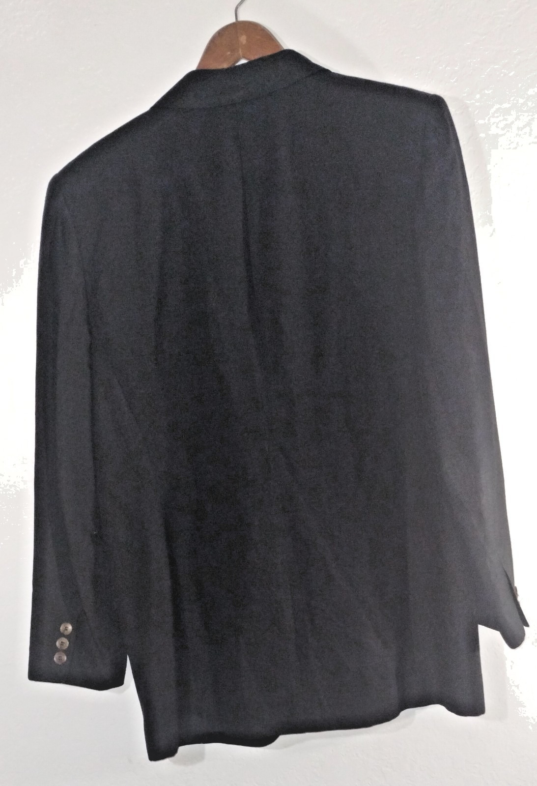 Vintage Womans black jacket the limited size medium 55% Linen 45% rayon