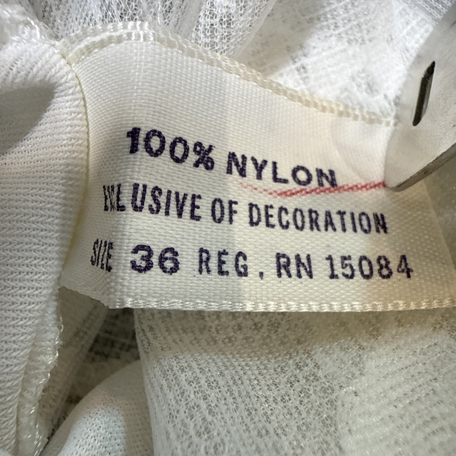 Vintage Lace Trim Pembrooke 36R 1960/70&rsquo;s Mid Century Slip Coquette White Nylon