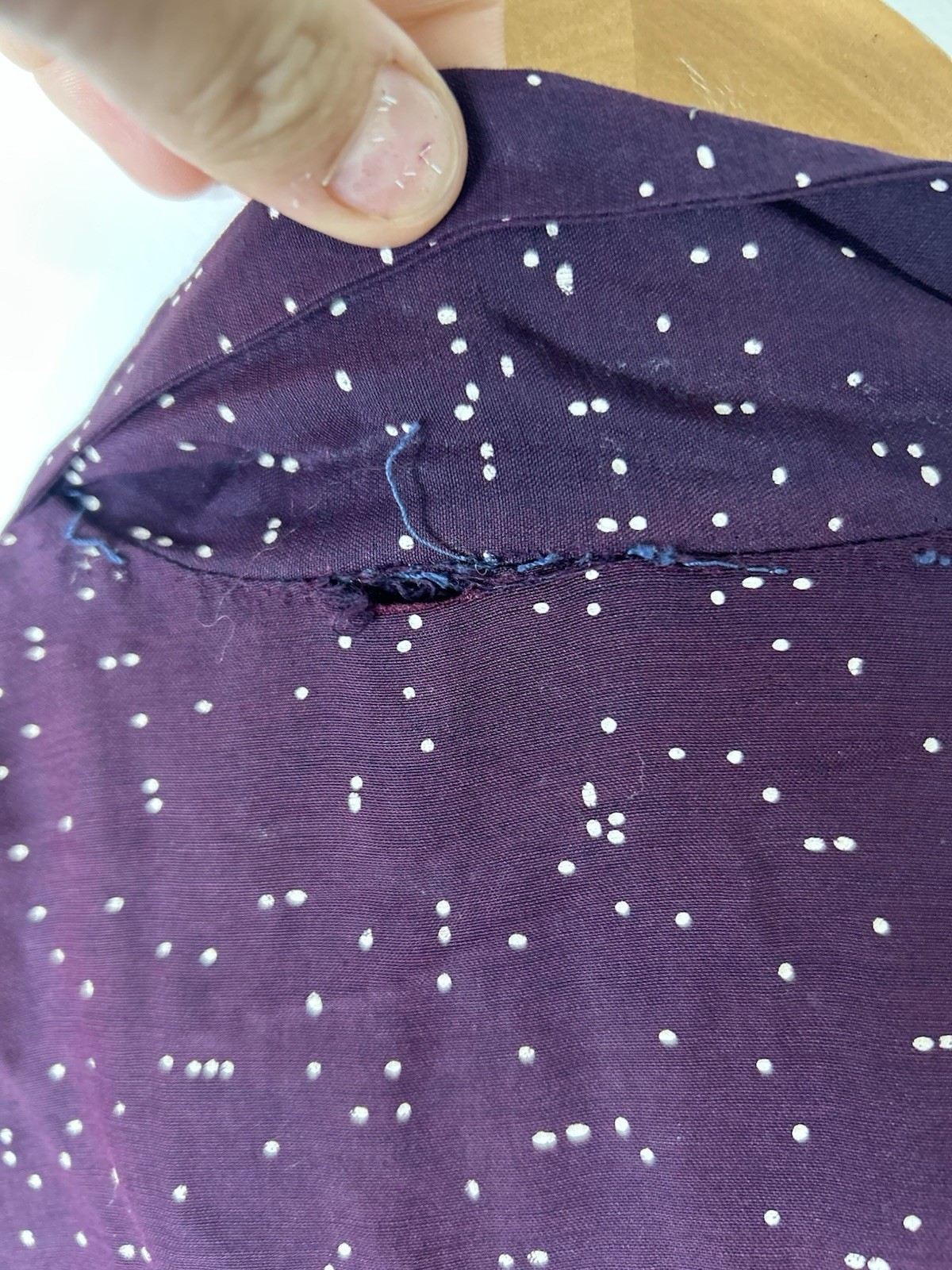 Vintage 1950’s Dress Women’s Purple Speckled Fit Flare Everyday Causal