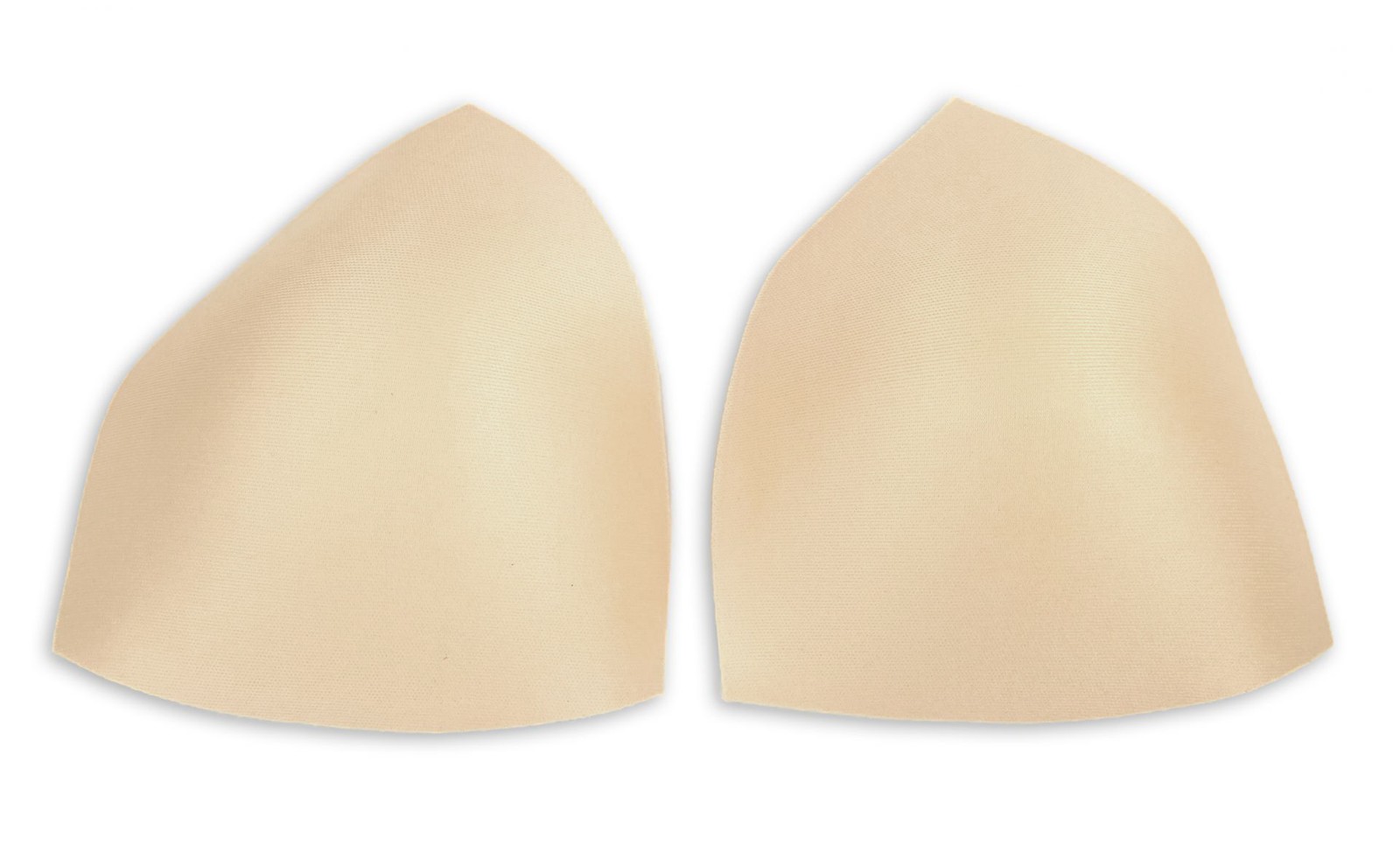 Fashion Essentials Womens Triangular Bra Pads (Beige)