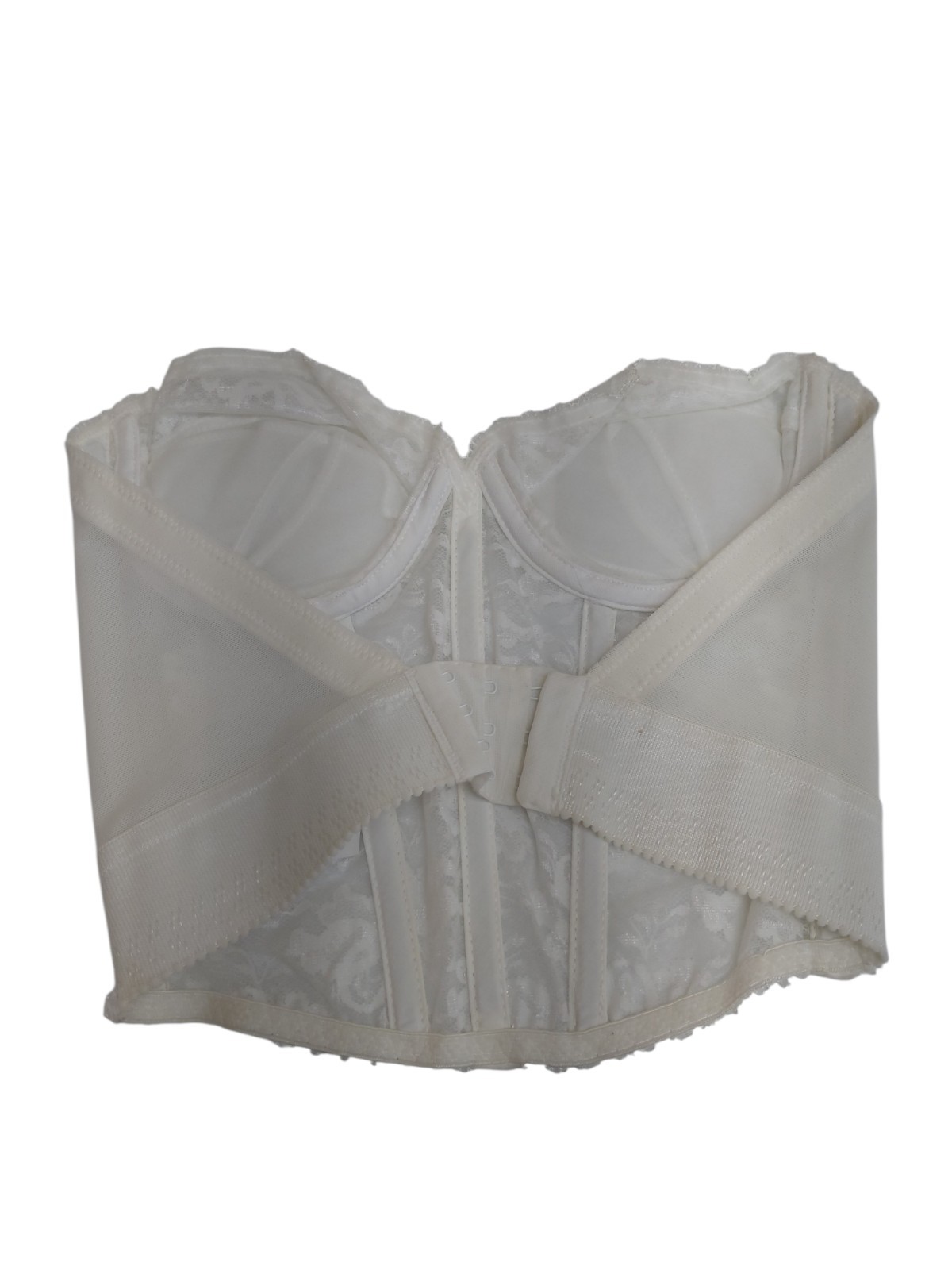 Vintage Backless By Smoothie White Laced Corset 34C
