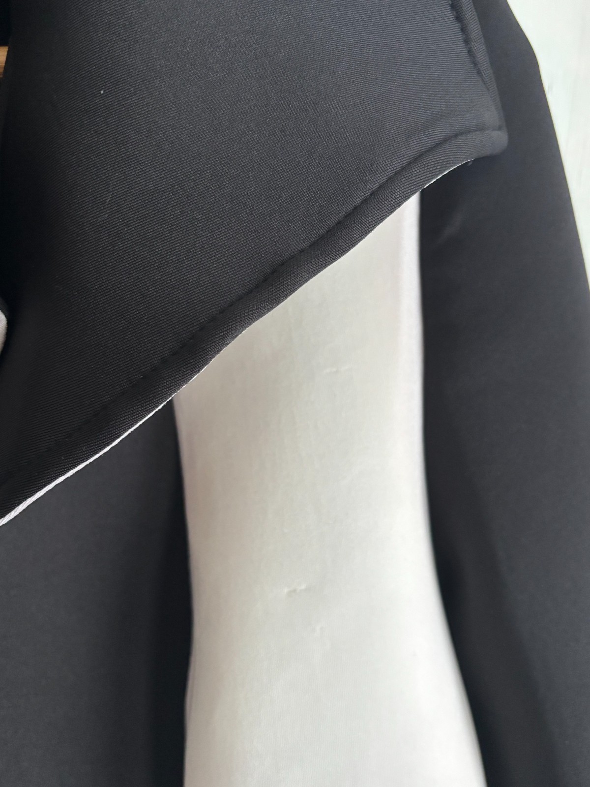 NWT Vintage 1980s Tally Taylor Avant Garde Scuba Blazer Jacket Black White 12