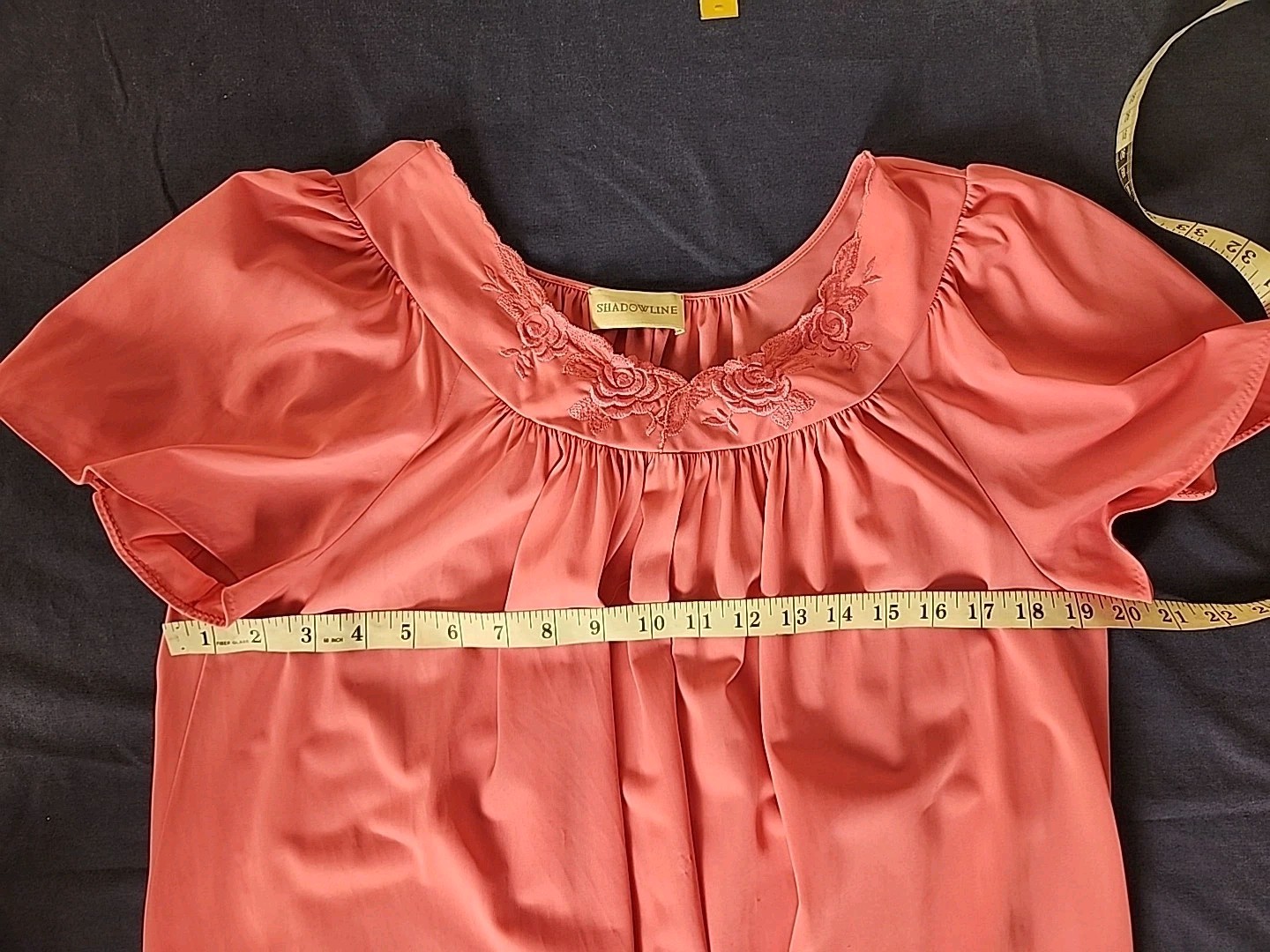 VTG Pink Shadowline Retro/Barbiecore Nightgown/Slip Dress No Size Tag L**