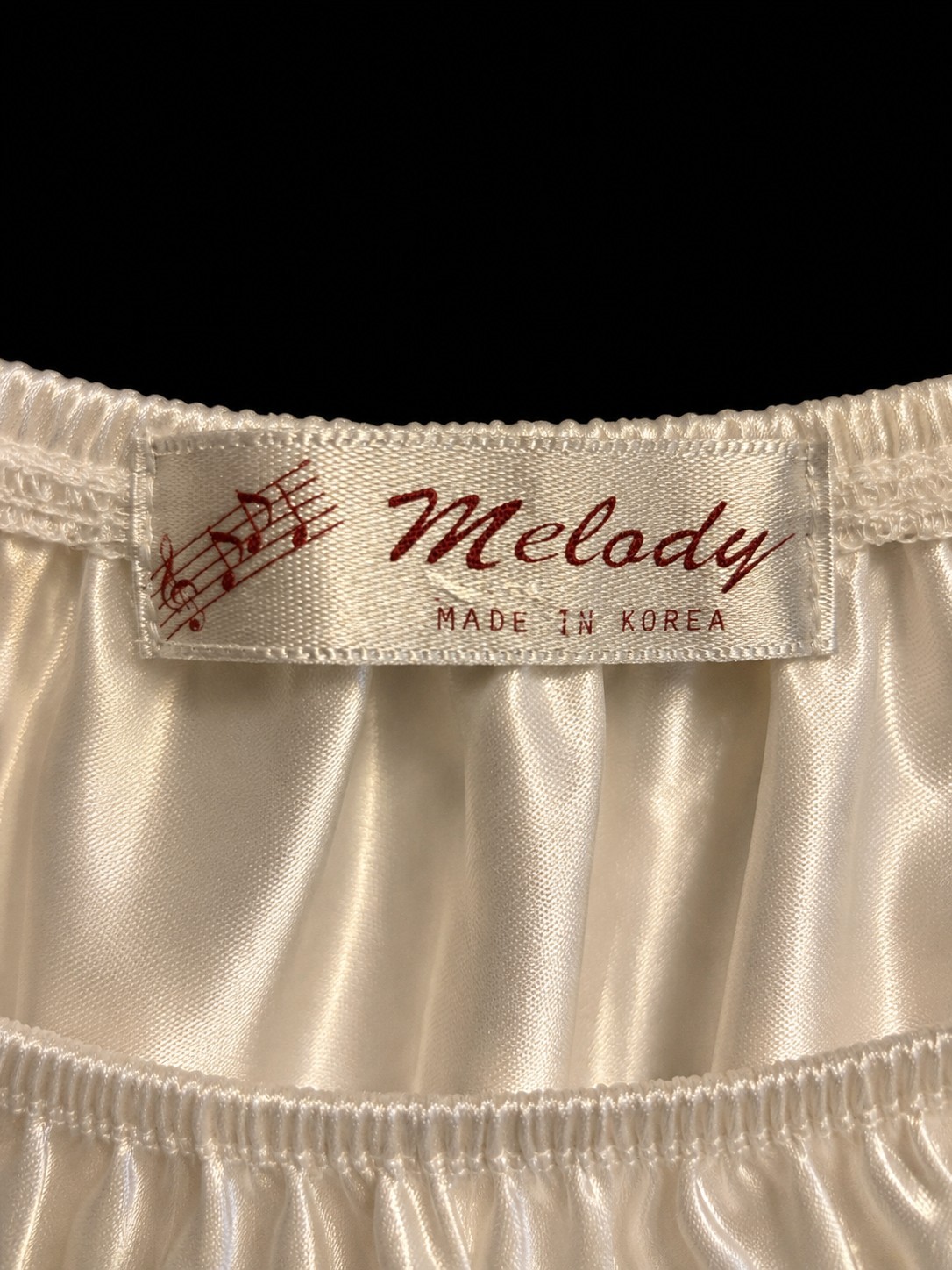 Melody Ivory Vintage Half Slip Lace Trim Nylon Regular Women&rsquo;s Lace Half Slip