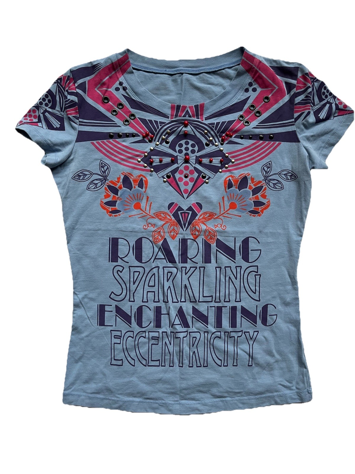 Roaring Sparkling Enchanting Electricity Graffiti Vintage Short Sleeve T Shirt