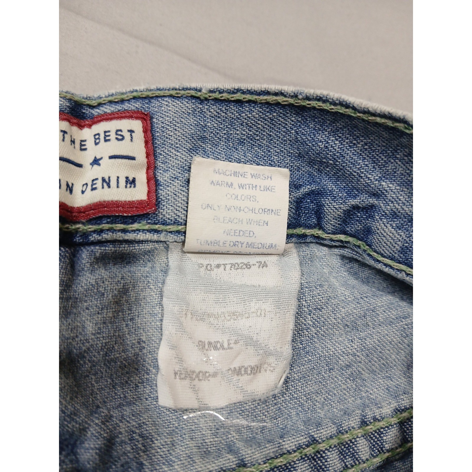Vintage Old Navy High Waisted Denim Shorts Light Wash Cotton Womens 8 90s Retro