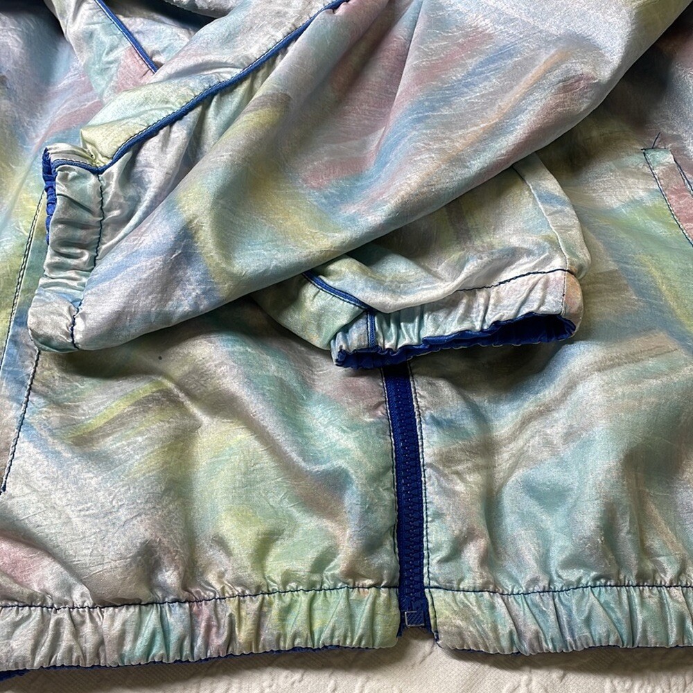 VINTAGE Y2K ELLESSE 80s Jacket Bomber windbreaker reversible