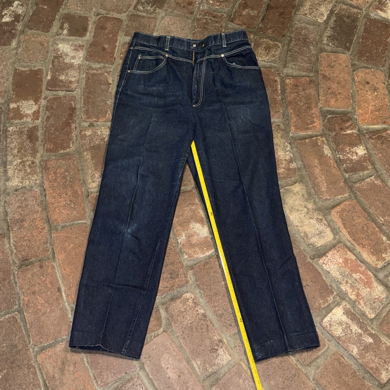 Vintage Pizzazz New York Paris Jeans High Waist Sz 16 60s 70s