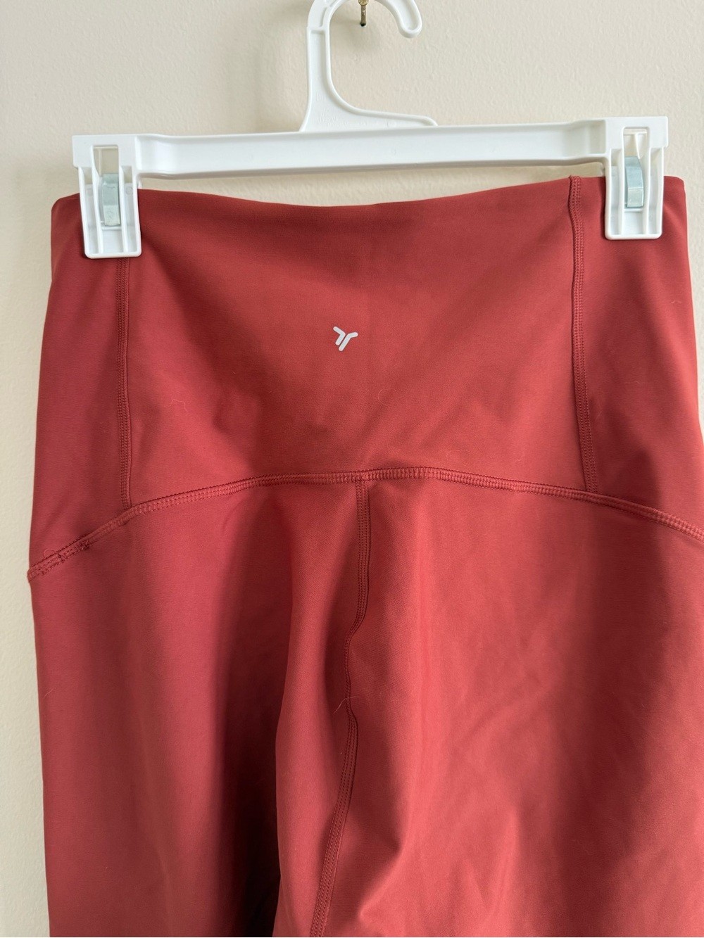 Old Navy Active Powersoft Extra High-Rise Rust Maternity Leggings Go-Dry Large