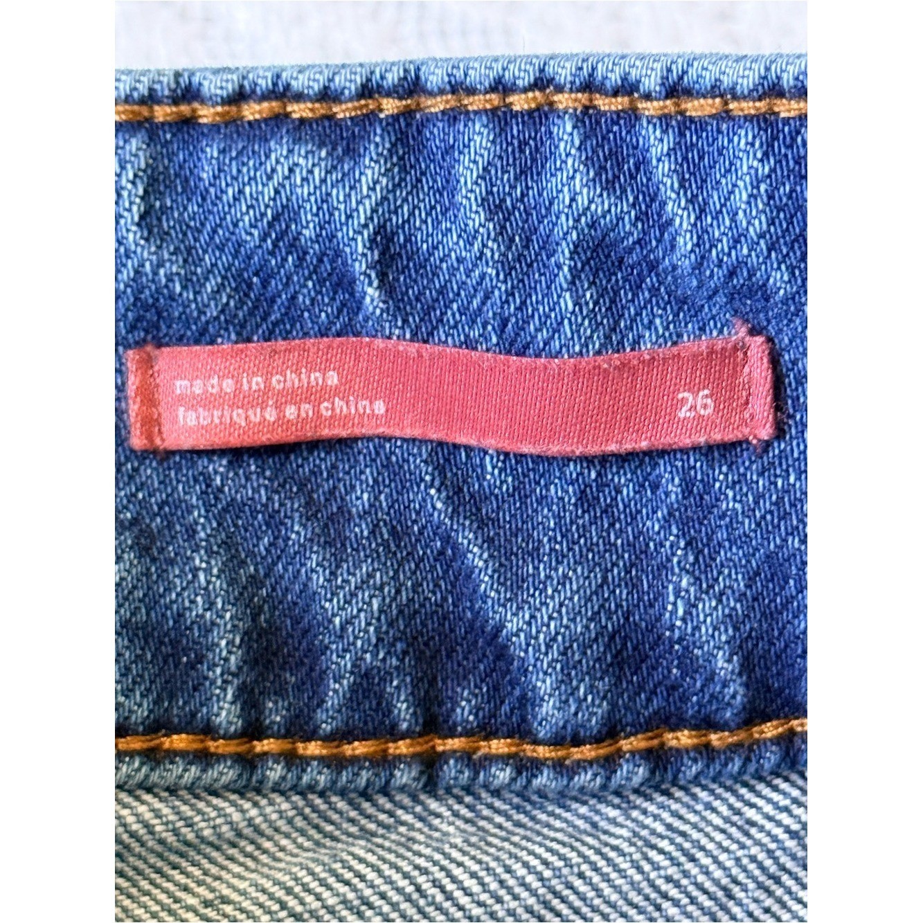 Pilcro Anthropologie Double Button Flare Jeans Medium Wash Size 26 Boho