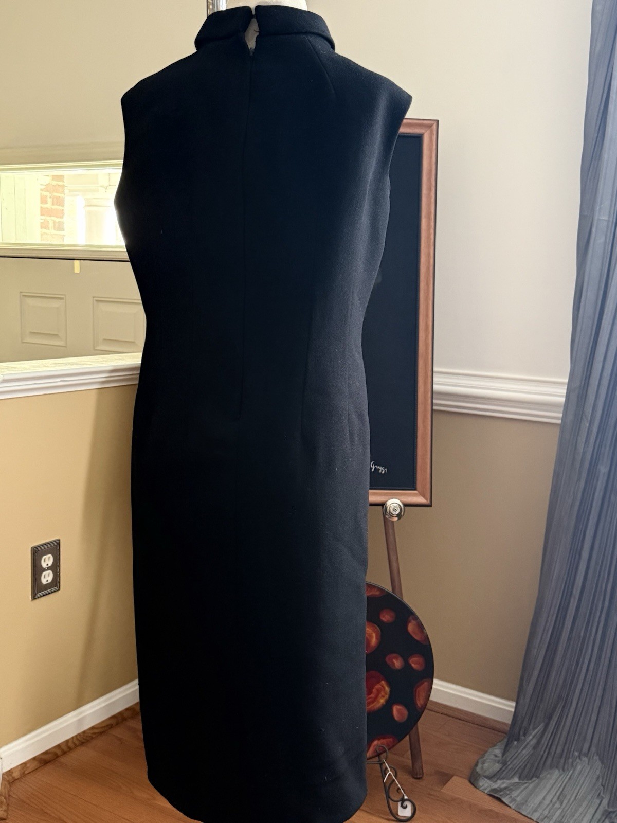 Black Mod Vintage Sheath Dress matching Jacket Sold Separately