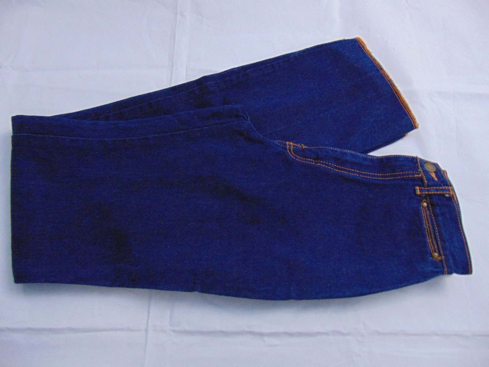 Brittania Women&rsquo;s Vintage Dk Wash Indigo Hi Waist Straight Leg Jeans Size 10 NEW