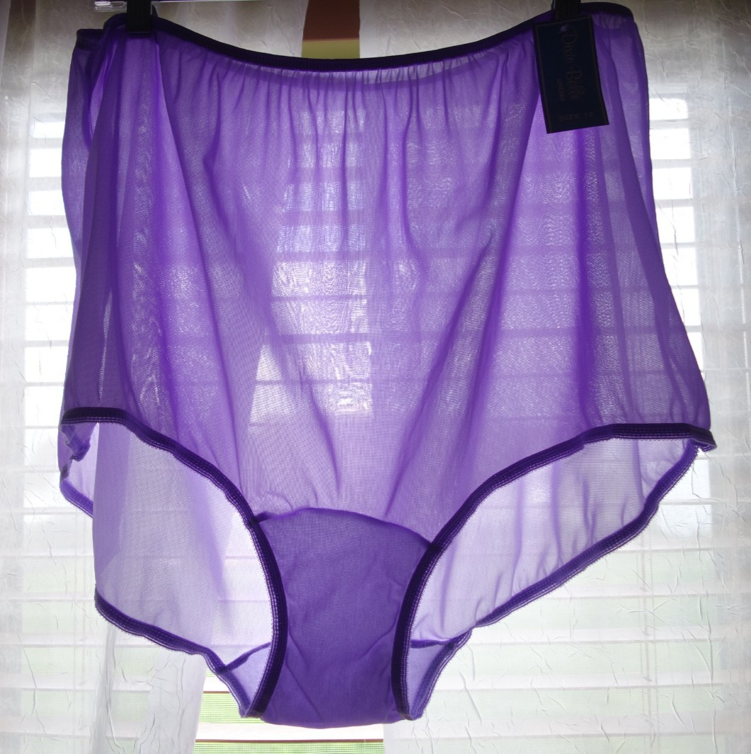 Vintage Dixie Belle Lingerie Panties Nylon Size 12 Light Purple NWT Granny