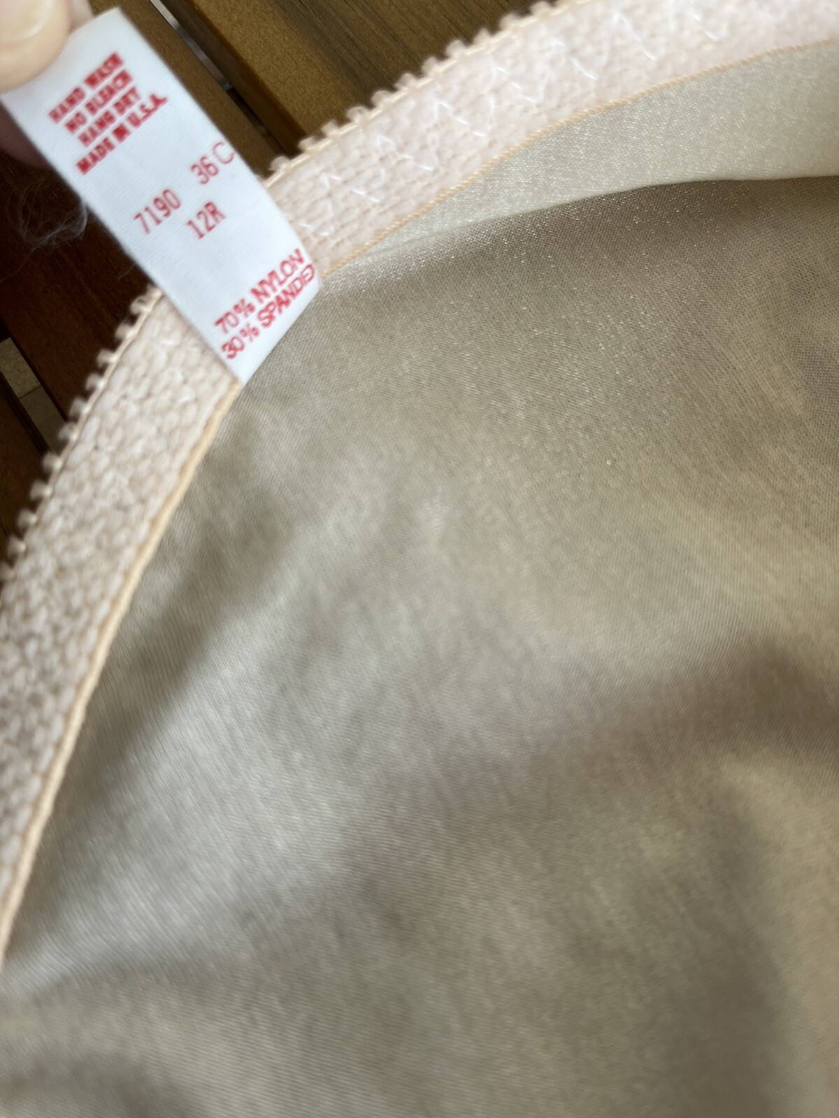 Young Natural Smoothie Sheer Nylon Bustier Girdle 34 C Sissy Panty Vtg 50s 60s