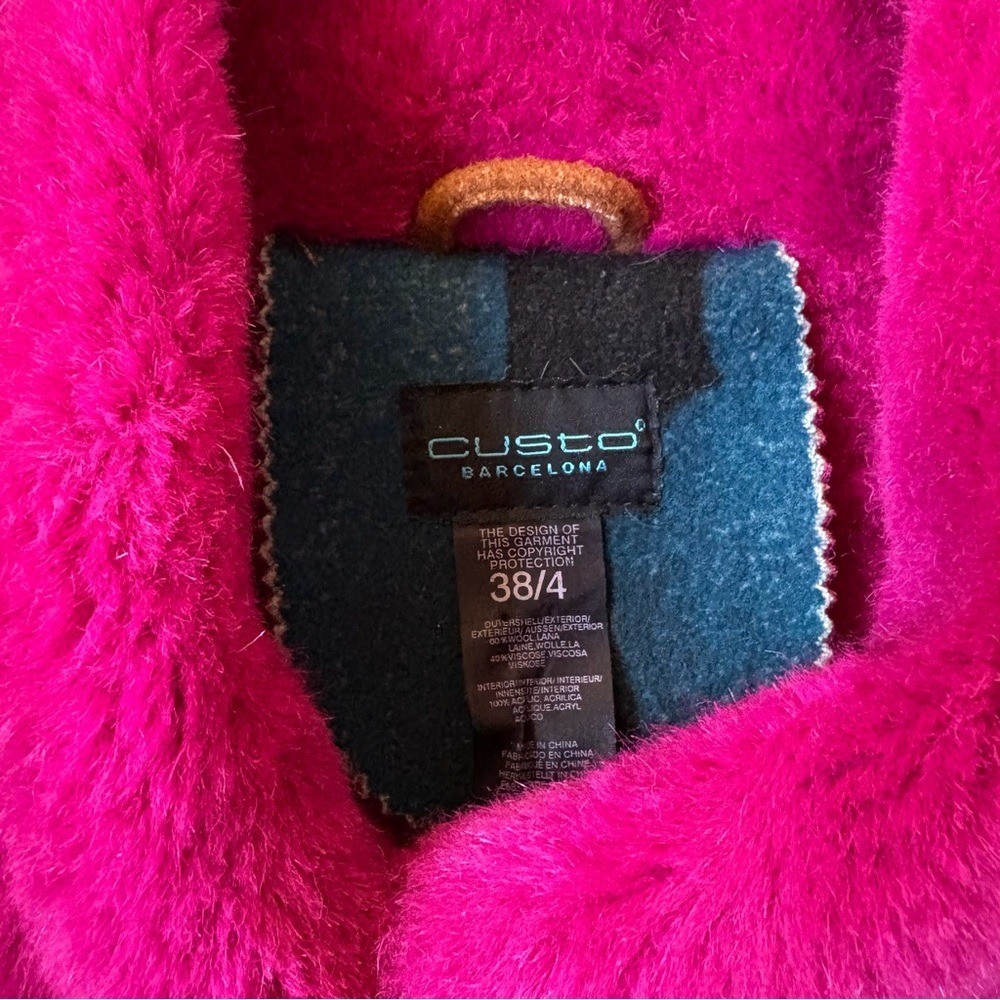 Custo Barcelona Multi-Coloured Wool Jacket