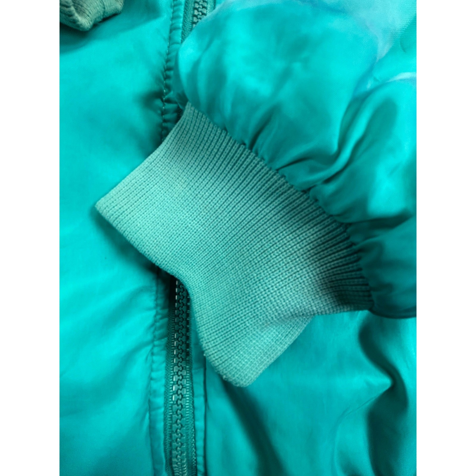 Vintage Columbia Reversible Puffer Bomber Jacket Adult Purple Teal Full Zip 90s
