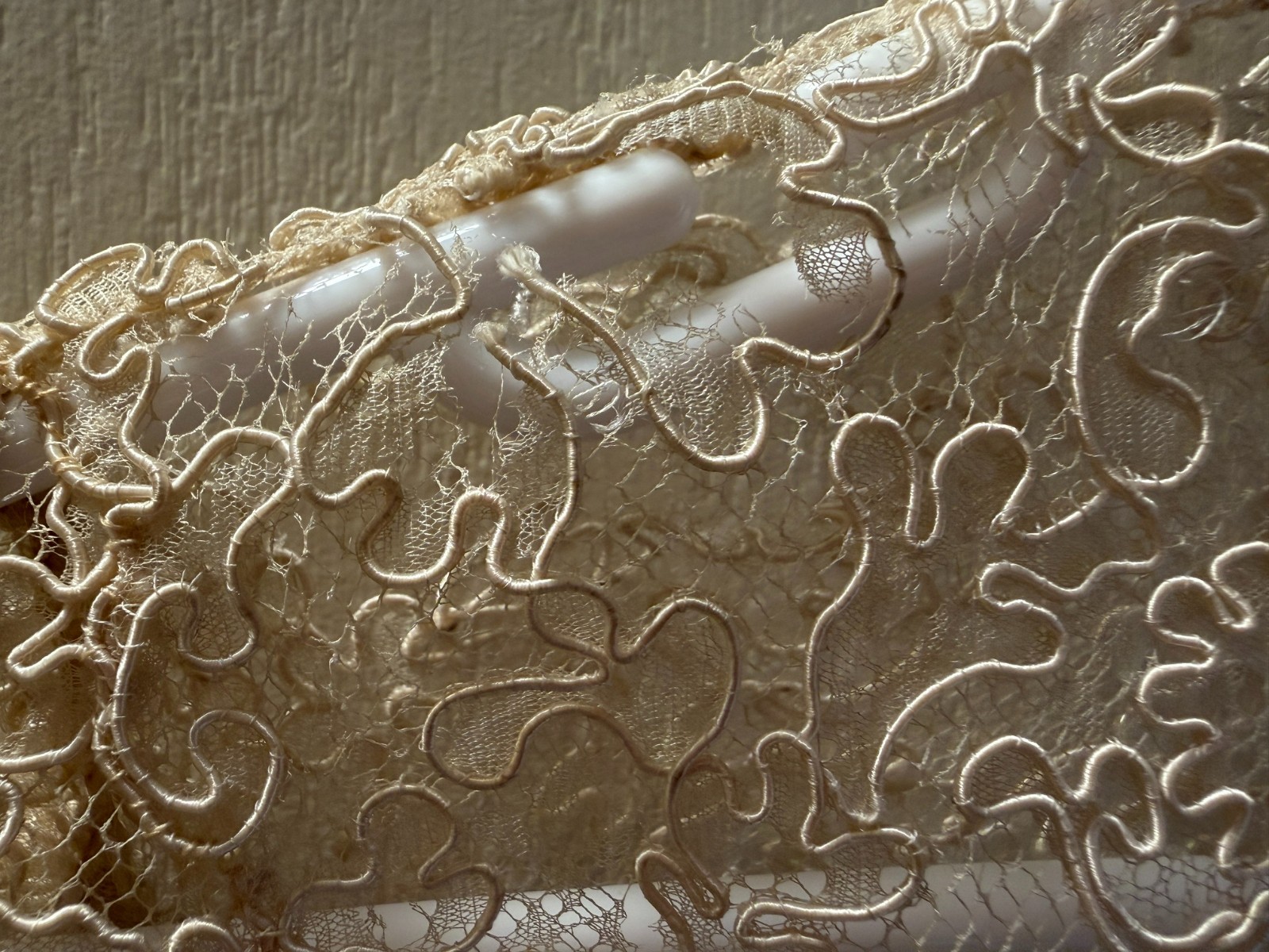 Antique Edwardian Soutache Lace Jacket, Very Fragile for Reclaiming, Rhinestone