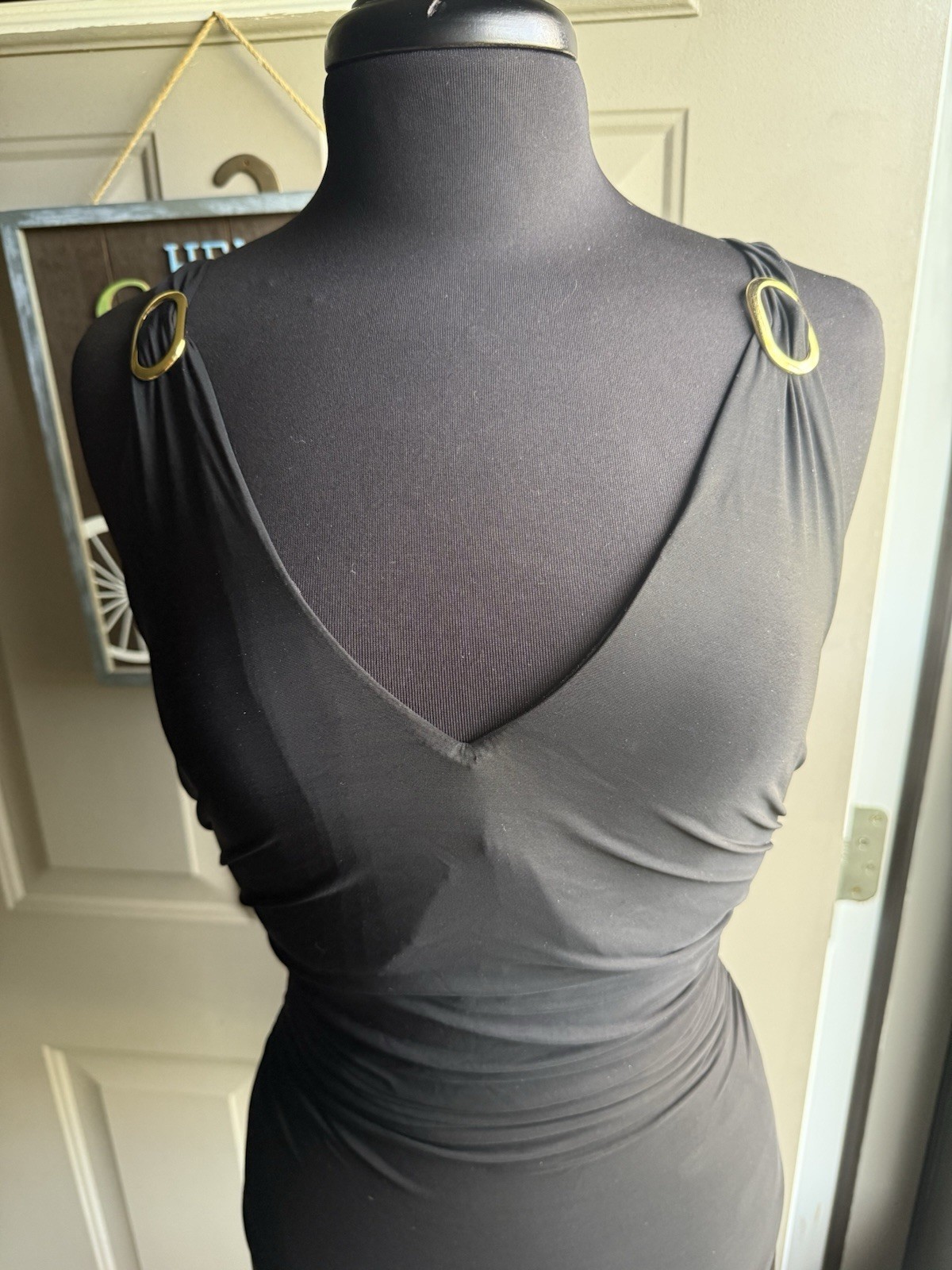 Vintage 90s Miraclesuit gathered deep v slimming one piece swimsuit, size 12