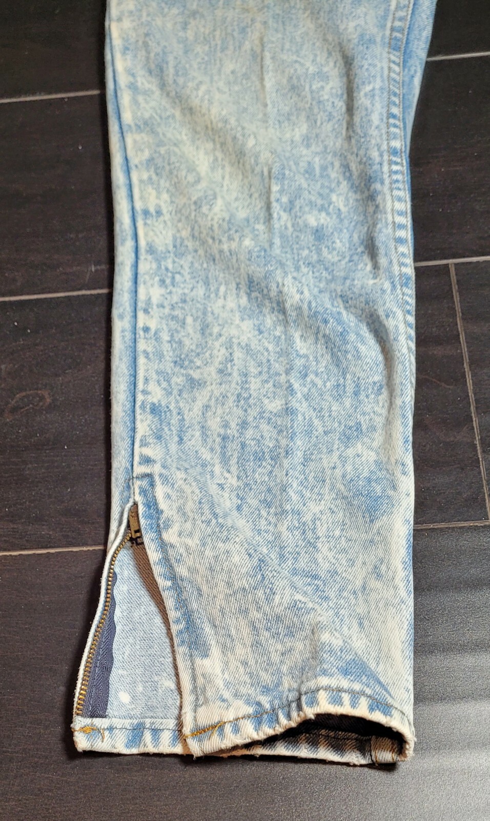 1980&rsquo;s Vintage GITANO High Waisted Acid Wash Mom Jeans Refer To Photos