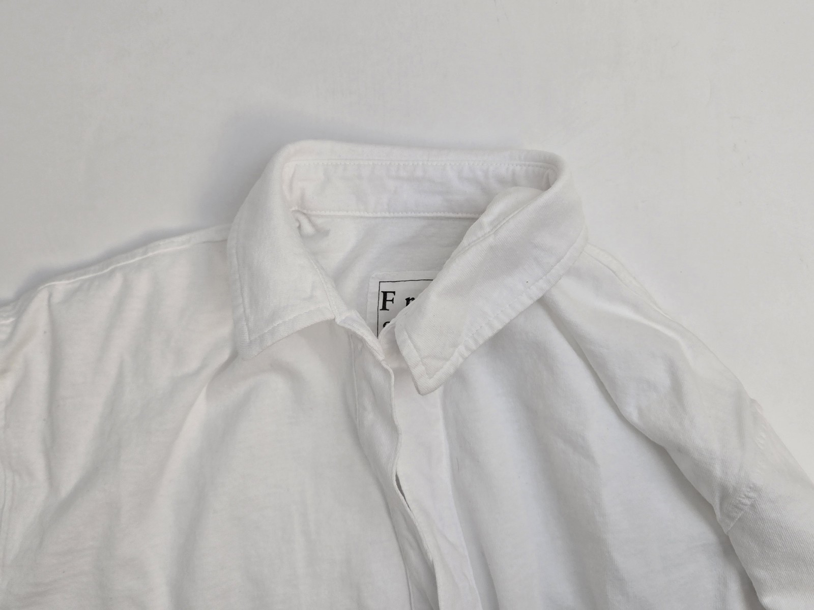 Frank & Eileen Patrick Popover Henley – Heritage Jersey – White LAB510HJ SIZE M