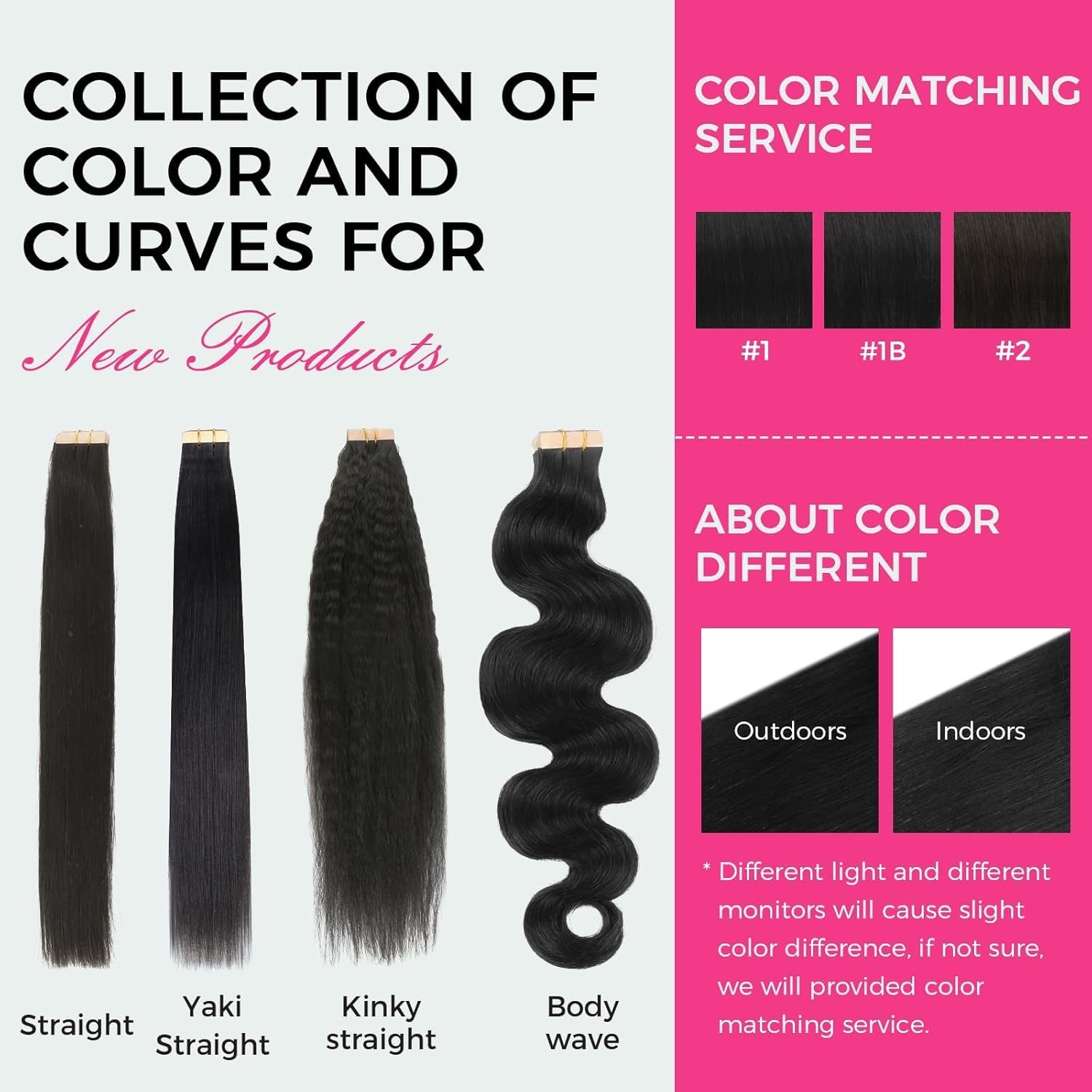 Lashey Tape in Hair Extensions Human Hair Natural Black 14 Inch 50g 20pcs