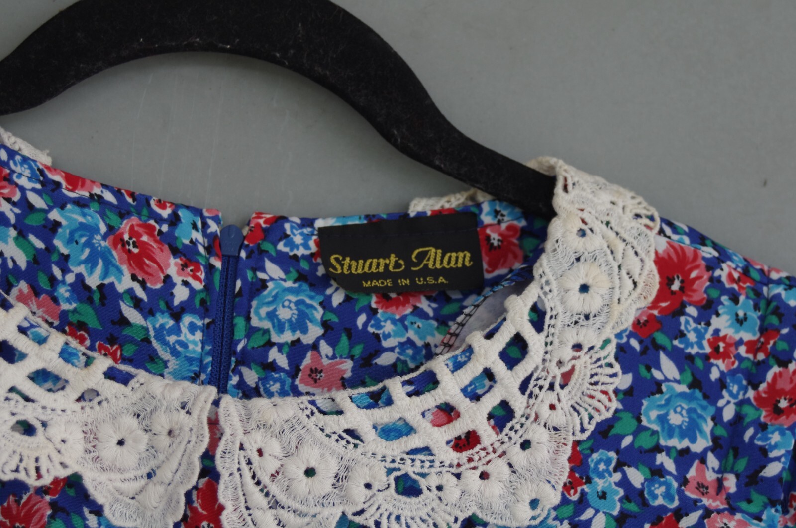 Vintage Southern Coastal Grandma Cottagecore Floral Dress Gorgeous 80s USA