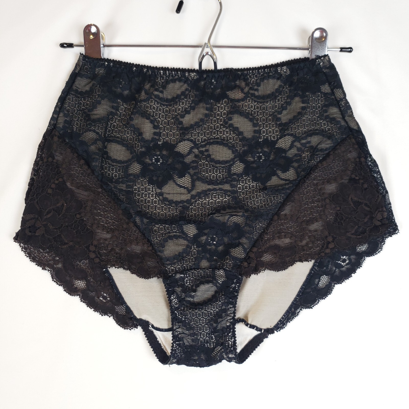 Vtg Sophistique by Smoothie Panty Medium Girdle All Lace Black