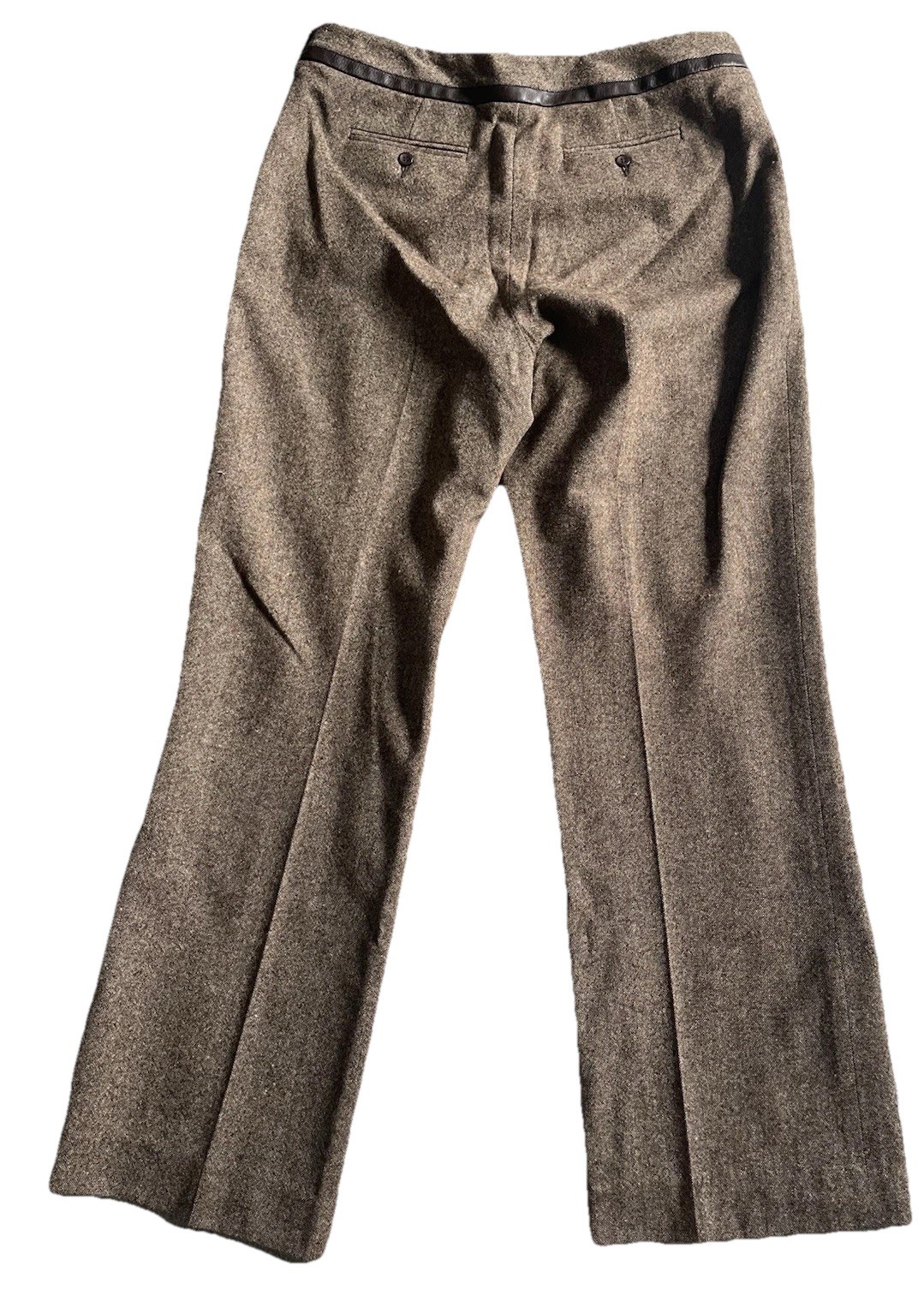 Vintage Womens Pendleton Wool Dress Pants Trousers Brown Size 8 Inseam 29” USA