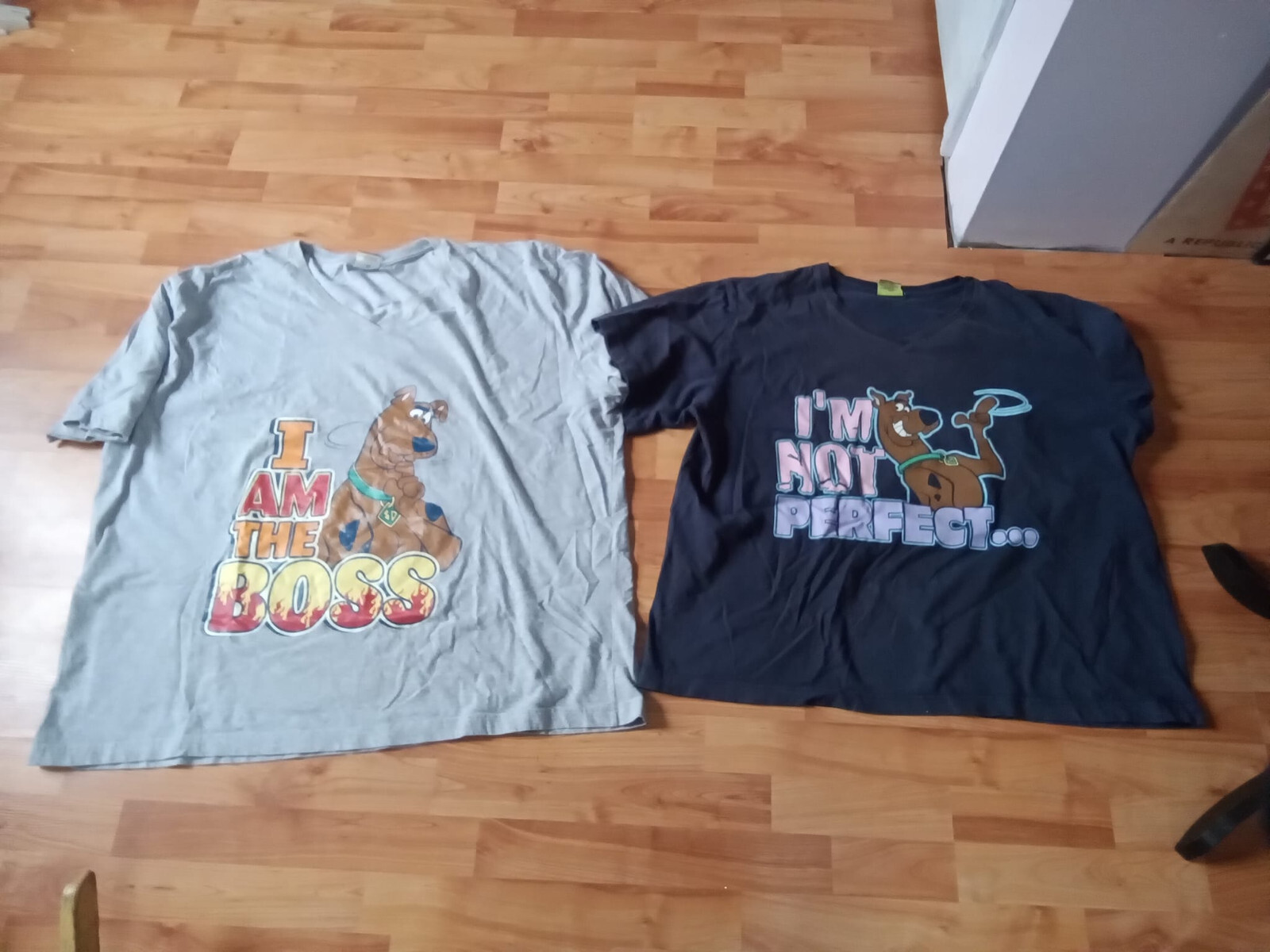 Vintage Scooby Doo T Shirts 90s Cartoon Network Womens 30/32 LOT OF 2