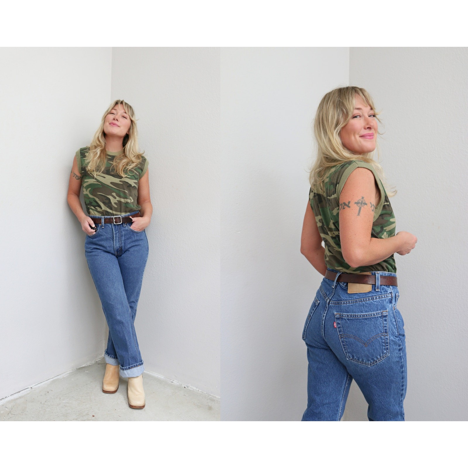 1990&rsquo;s Vintage Levi&rsquo;s 517 Boot Cut Dark Wash Jeans ~ Women&rsquo;s XS SM 30&Prime; 31&Prime; Waist