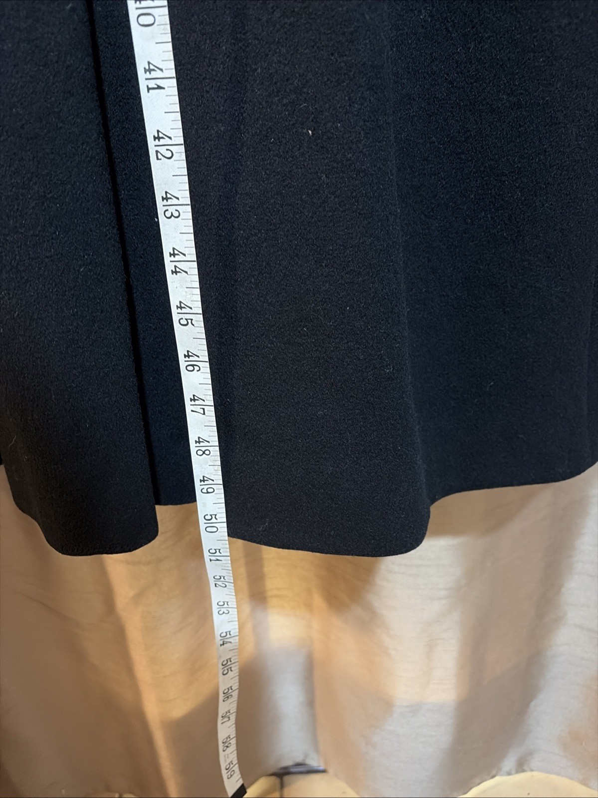 VTG Evan Picone Long 100% Wool Double Breasted Coat Women&rsquo;s Medium Black (8?)