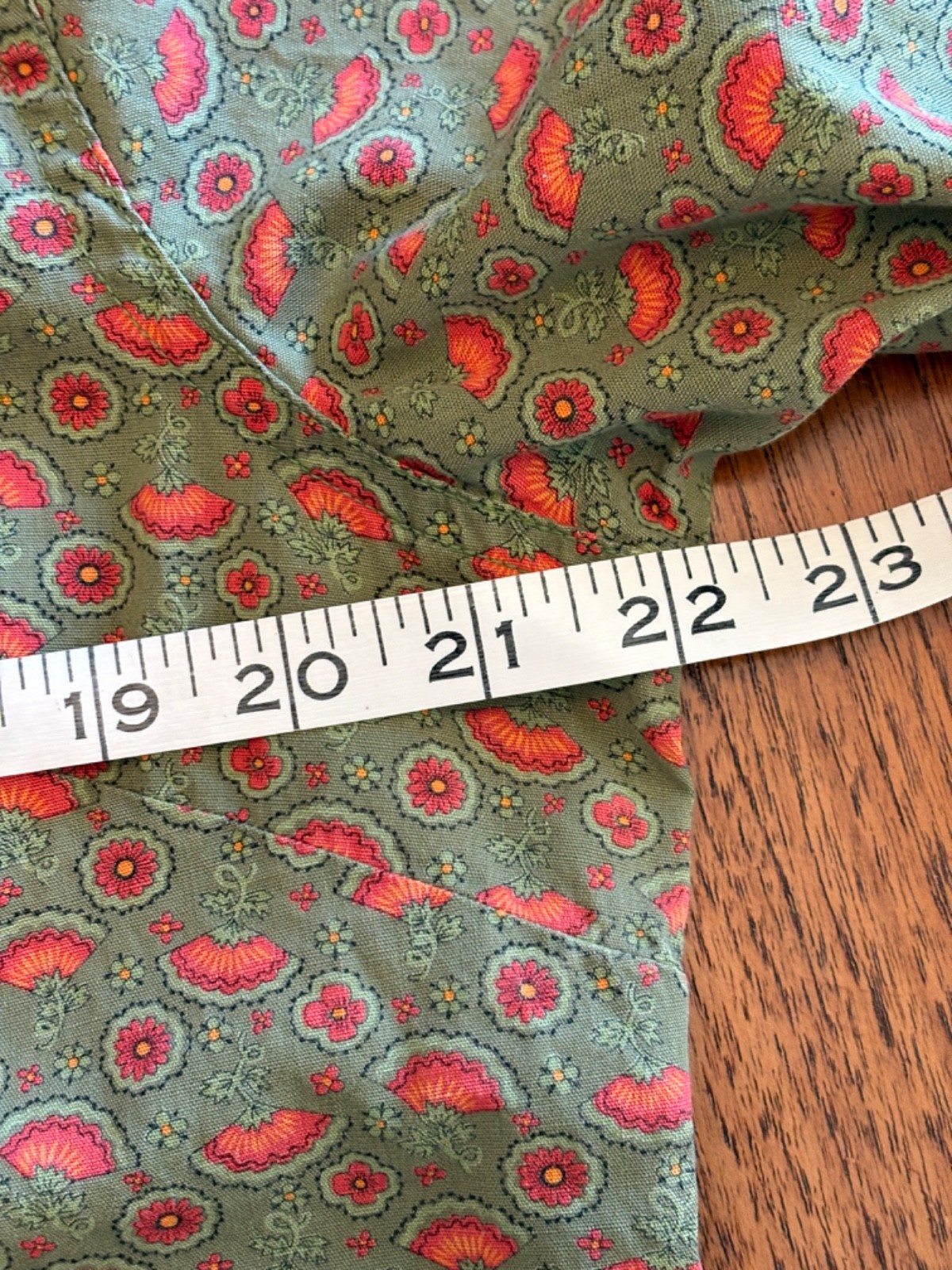 Vintage 50s 60s Christenfeld Button Down Blouse Green M/L Rockabilly Mid Century