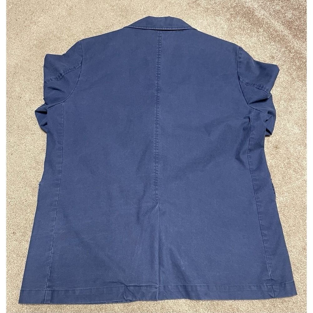 L L Bean Jacket Size 12 Petite Button Up Coat Blue Women&rsquo;s Vintage y2k